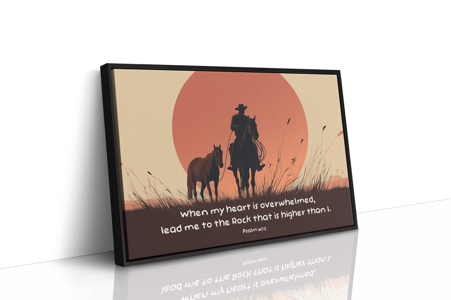 Faith Rides The Crimson Horizon