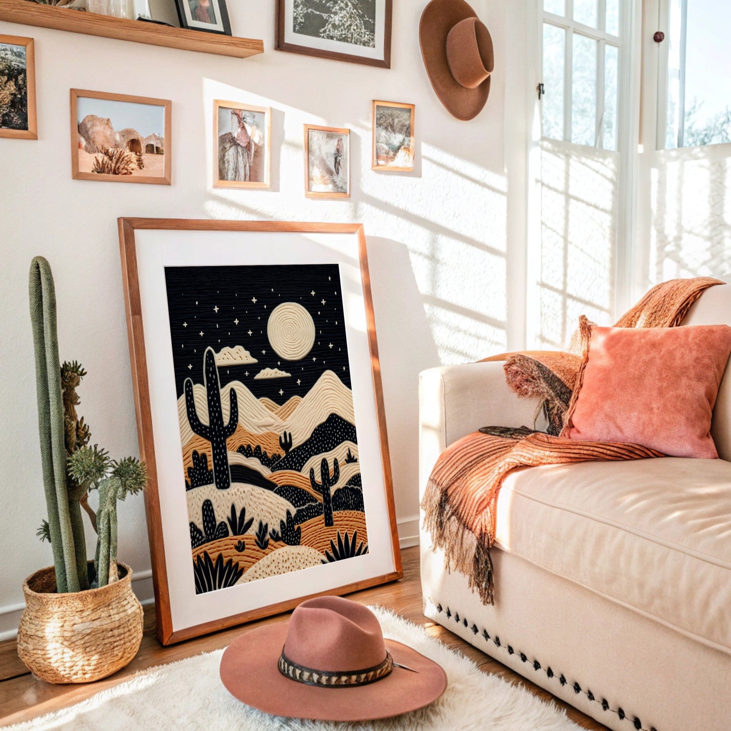 Desert Moonlight Paints Ancient Stories