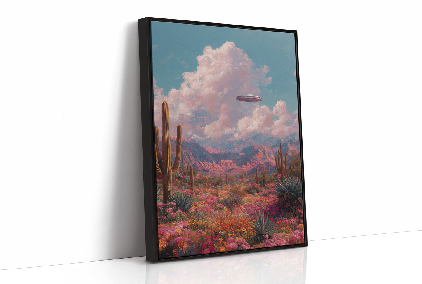 Desert Bloom Beneath Strange Skies