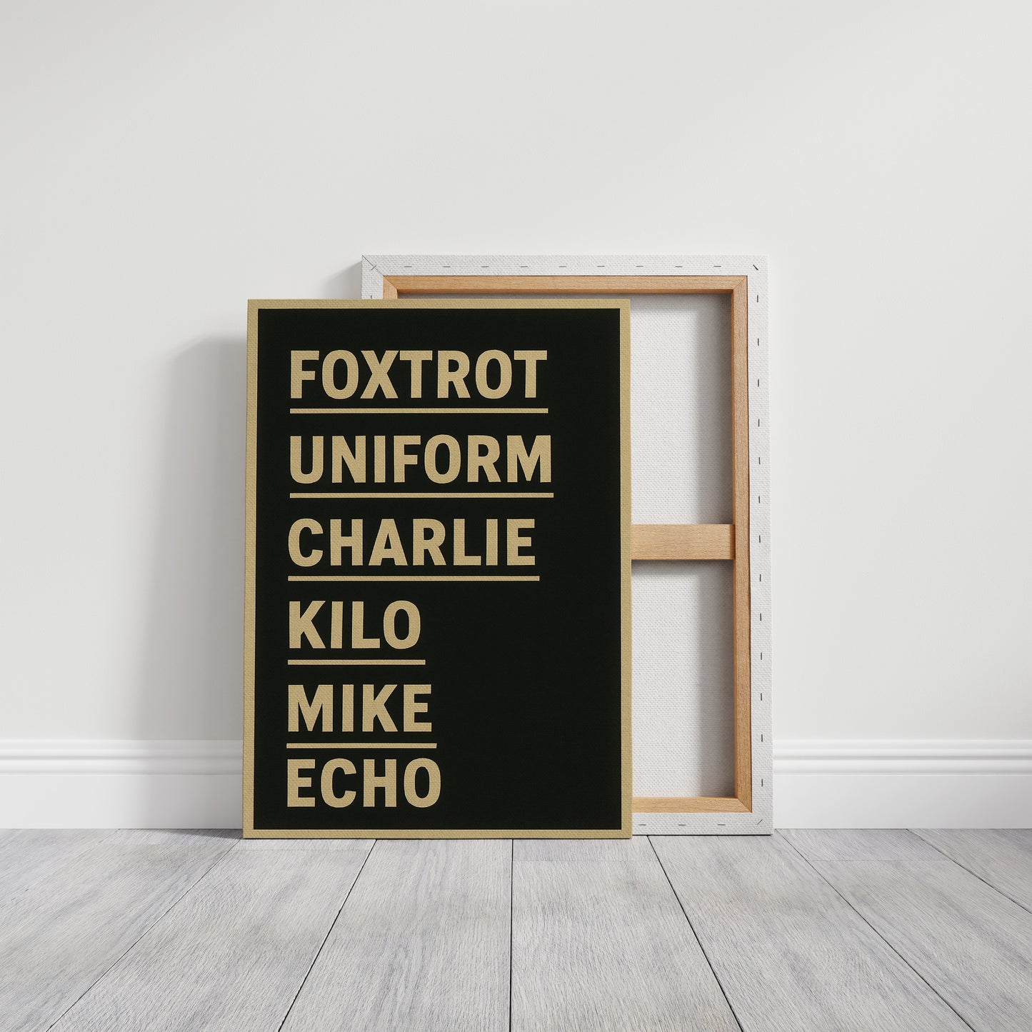 Foxtrot Uniform Charlie Kilo Print