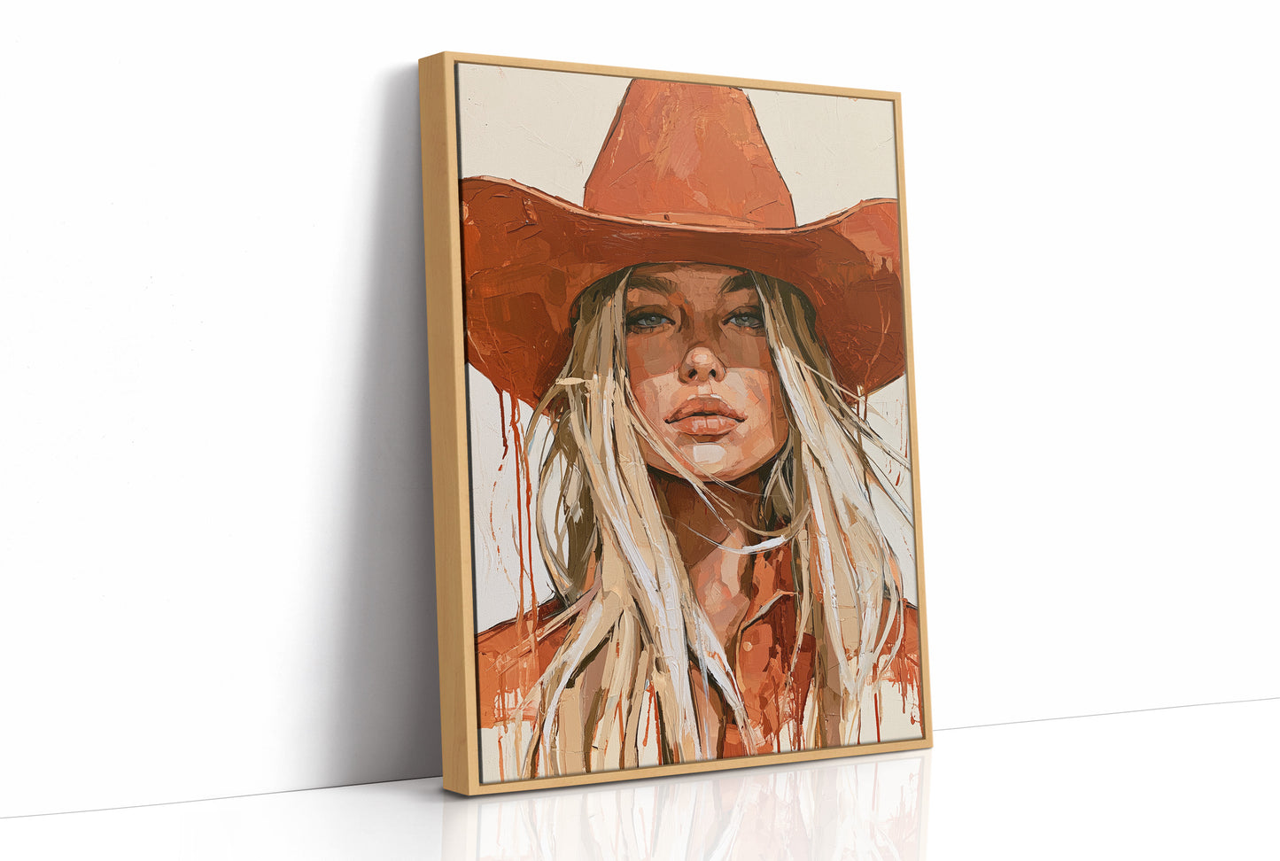 Rust Hat, Steady Gaze