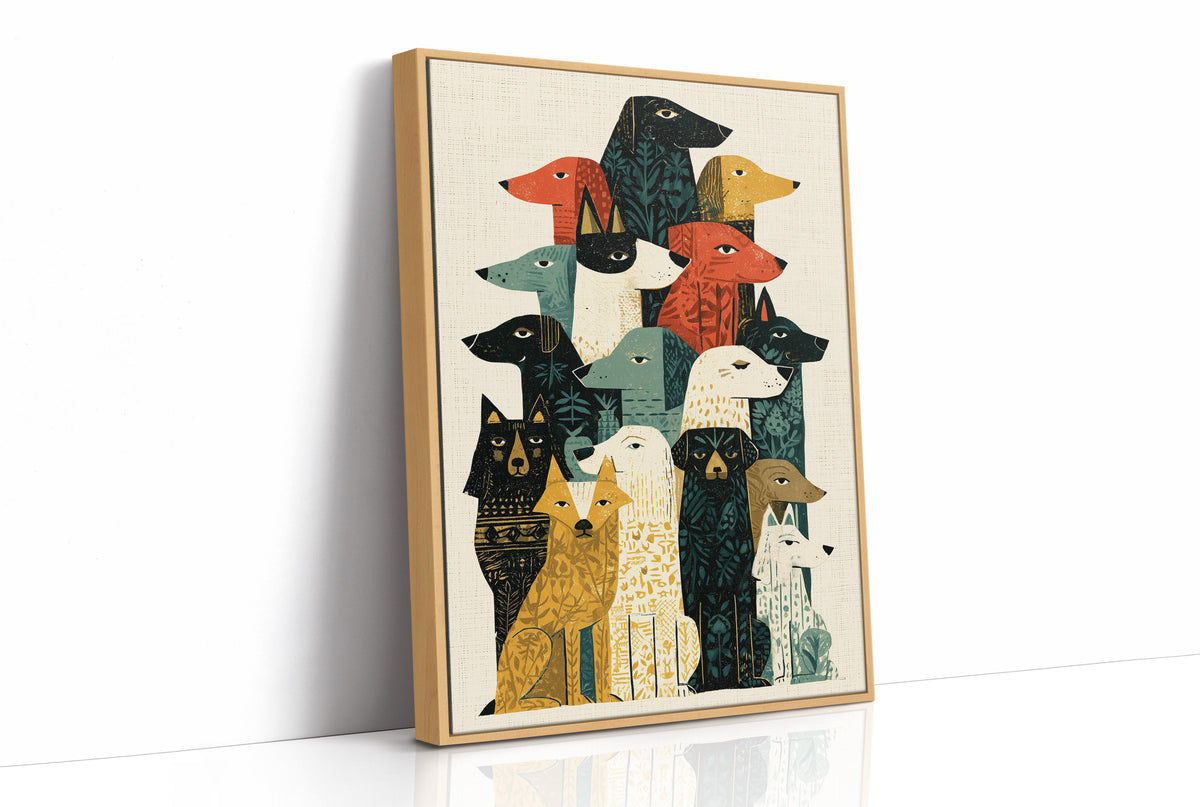 Dog Pack: A Folk Block-Print Chorus