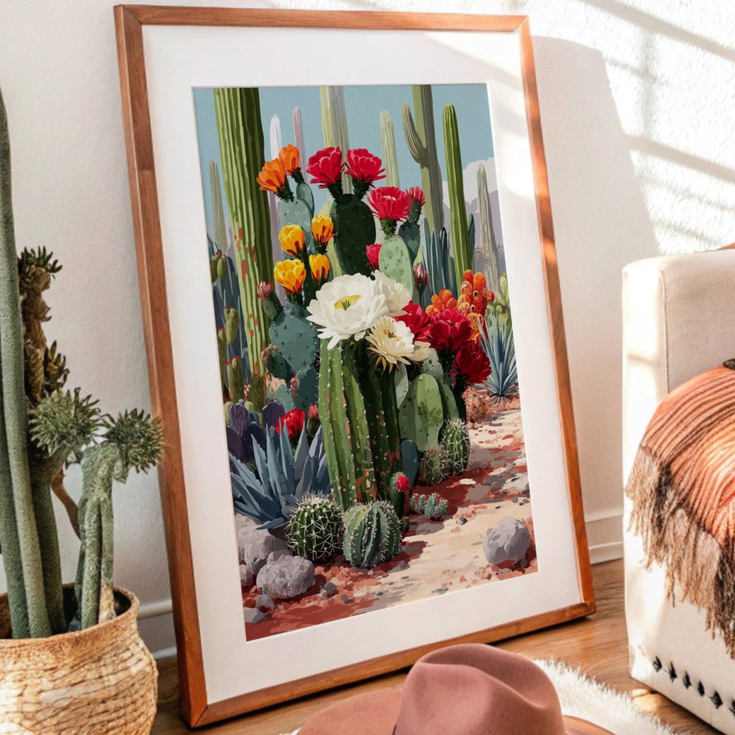 Cactus Blooms Paint Desert Poetry