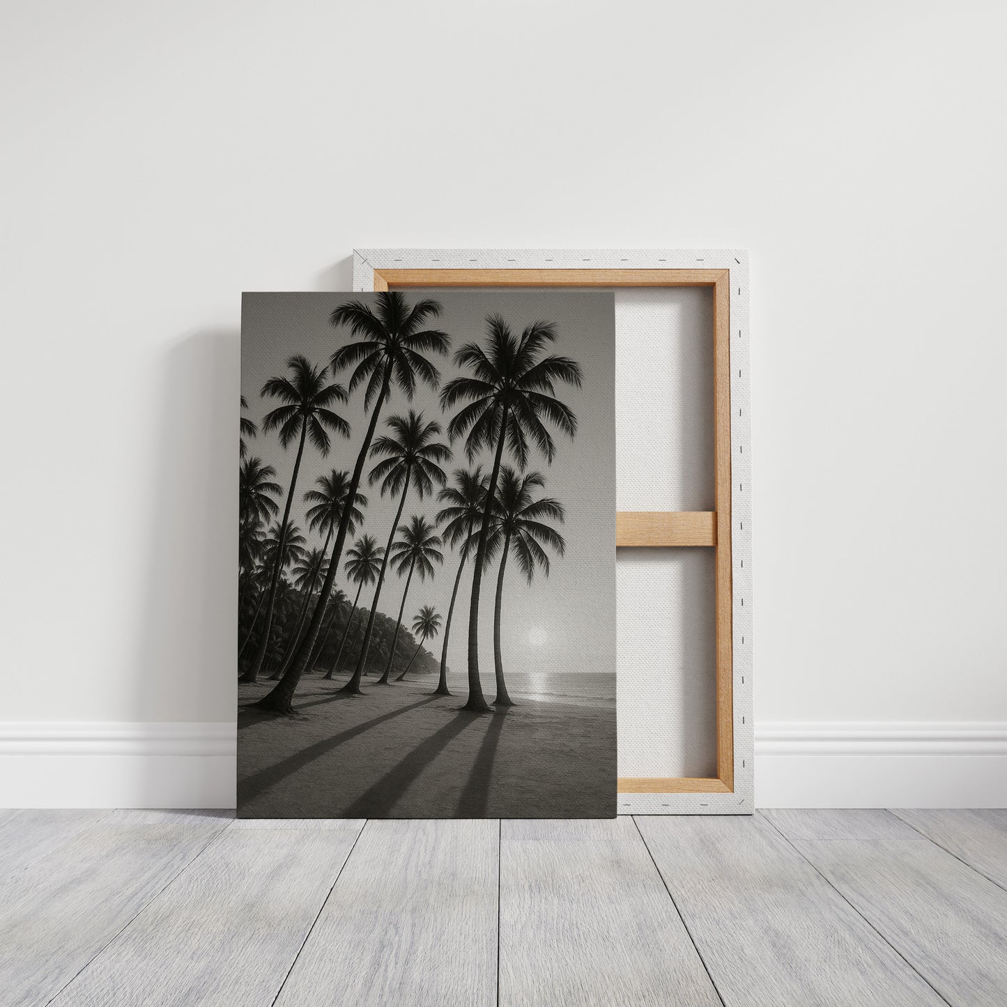 Palm Shadows at Sunrise