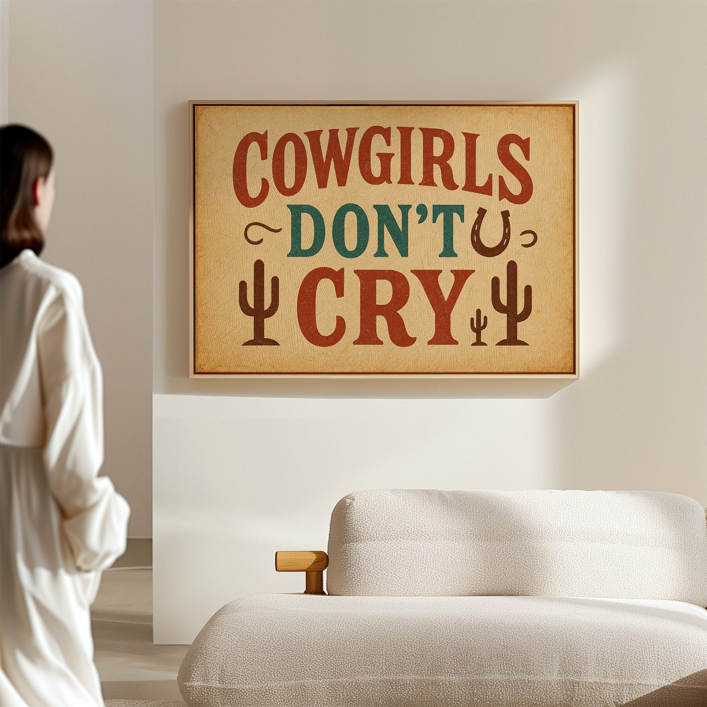 Cowgirls Don’t Cry Western Print