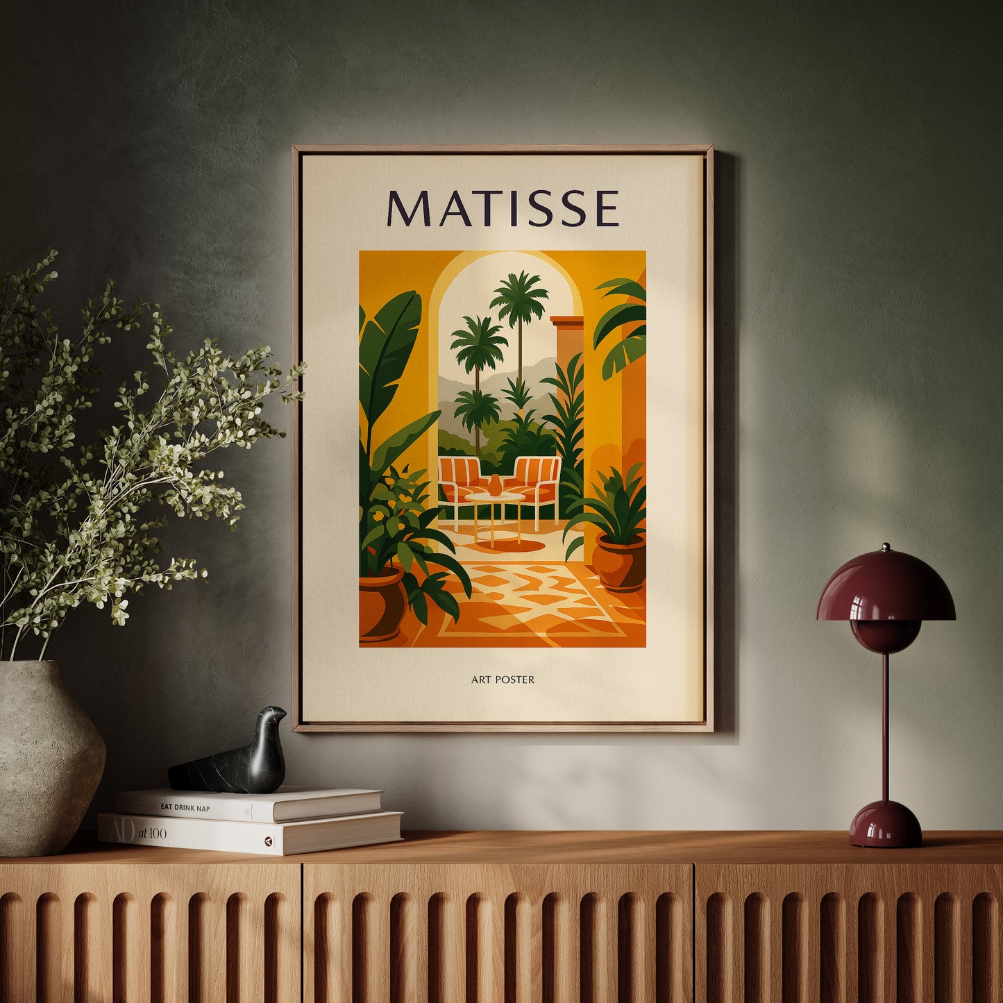 Tropical Archway in Matisse Style