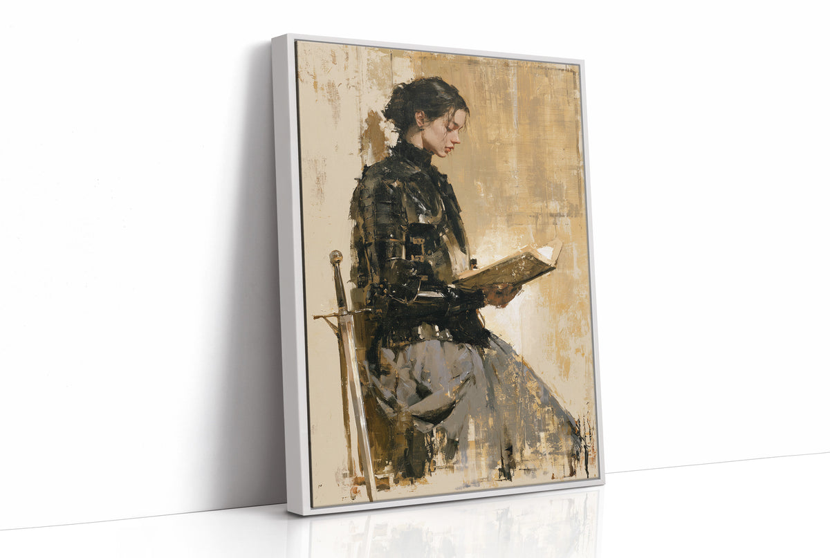 The Warrior Reads at Dusk