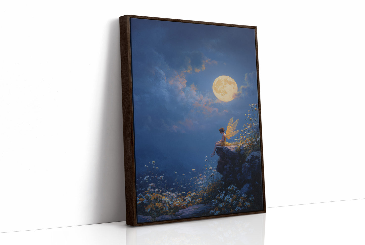 Moonlit Perch Beyond Mortal Shores