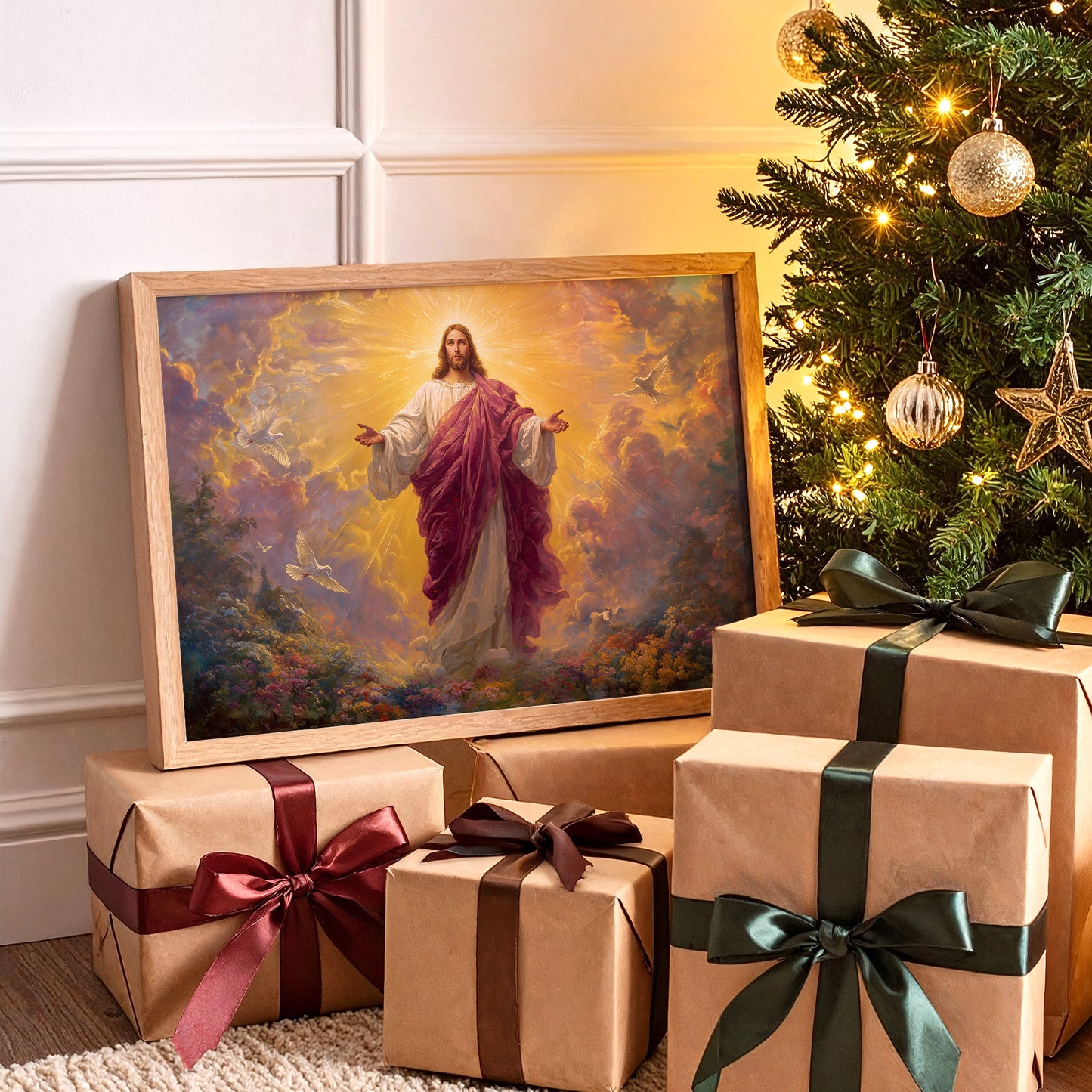 Sacred Light Illuminates Heaven's Garden