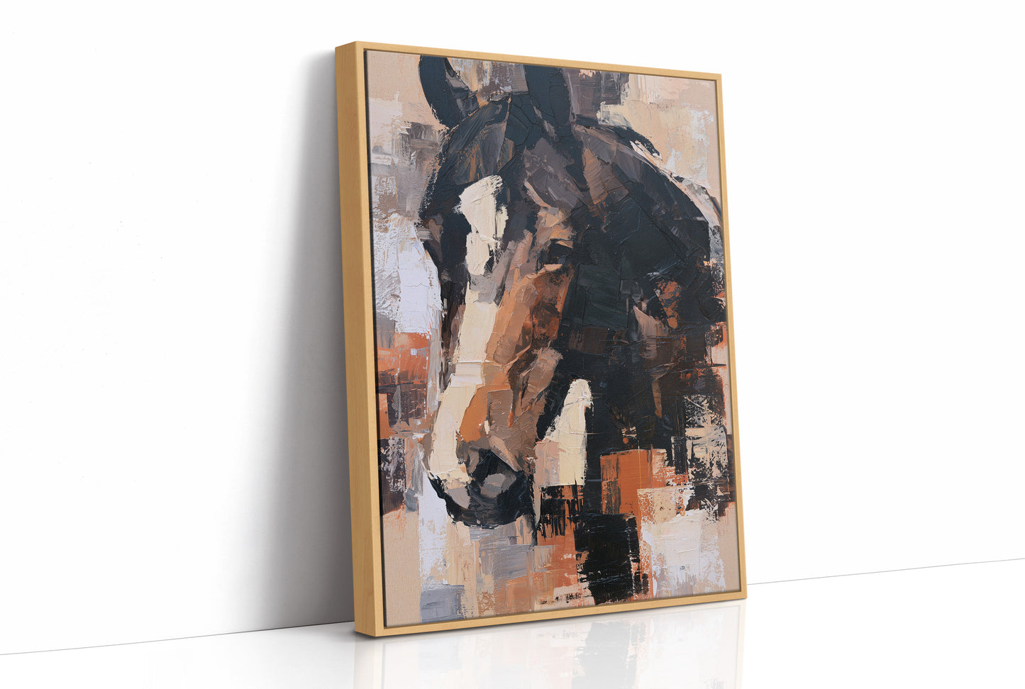 Horse in Rust and Shadow