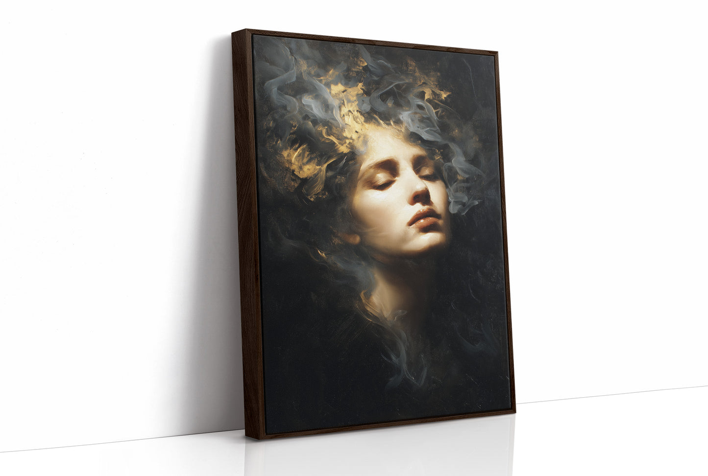 Golden Reverie In Midnight Hues