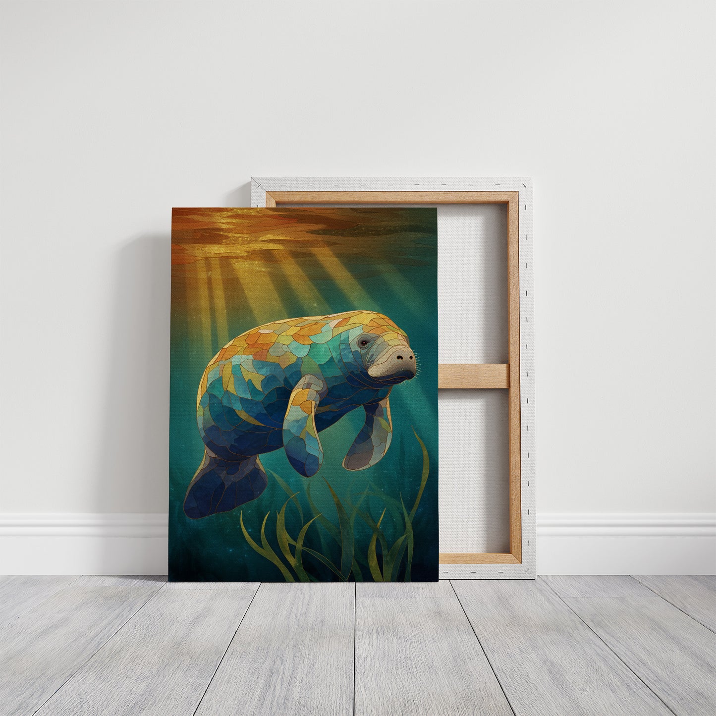 Gentle Giant In Sunlit Waters