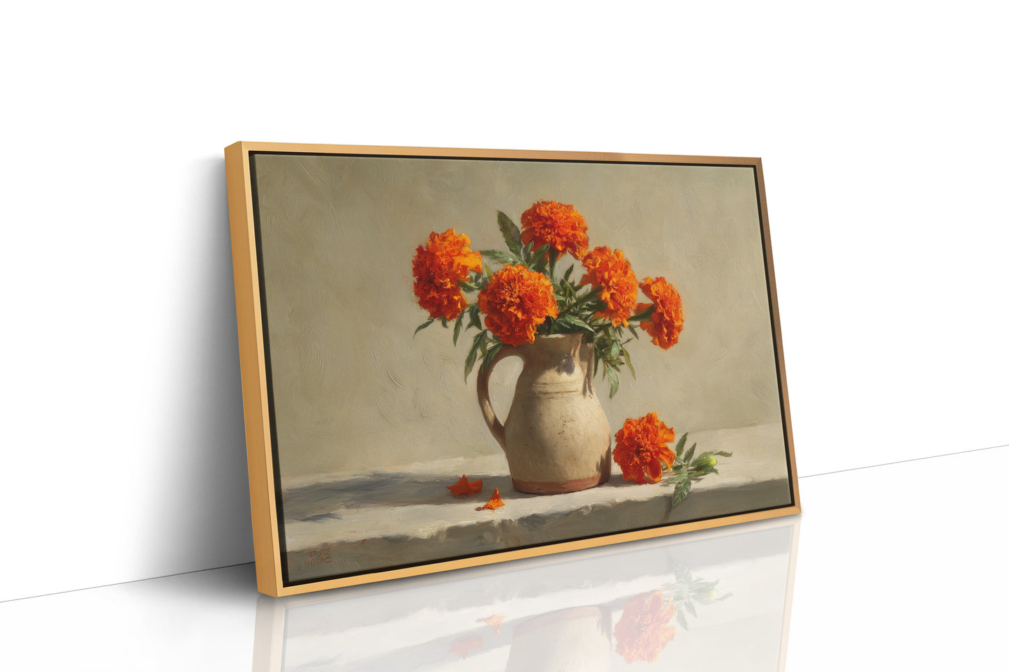 Marigolds in Quiet Light