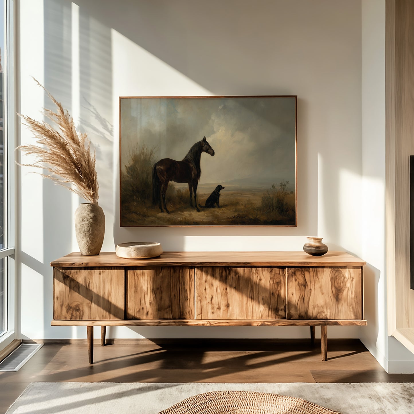 Noble Steed Shares Dawn With Friend