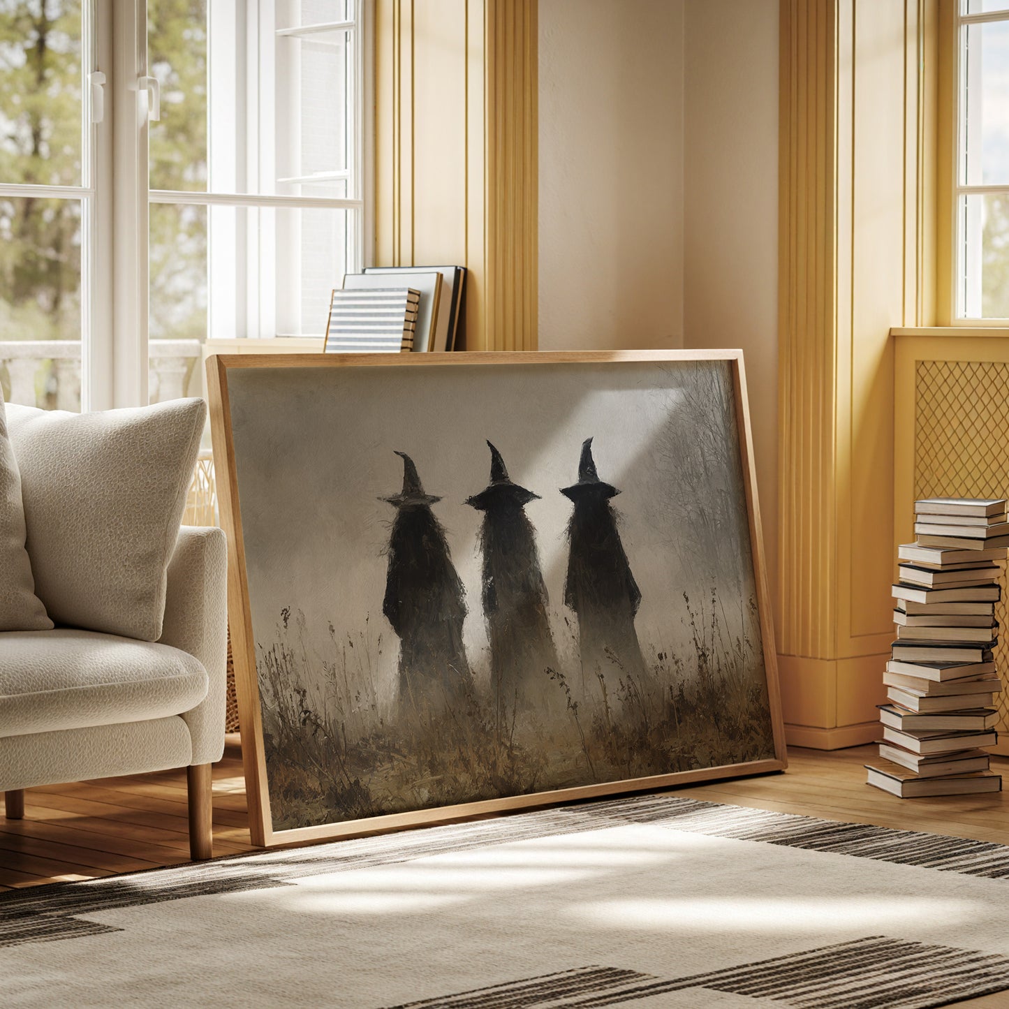 Three Figures in the Mist