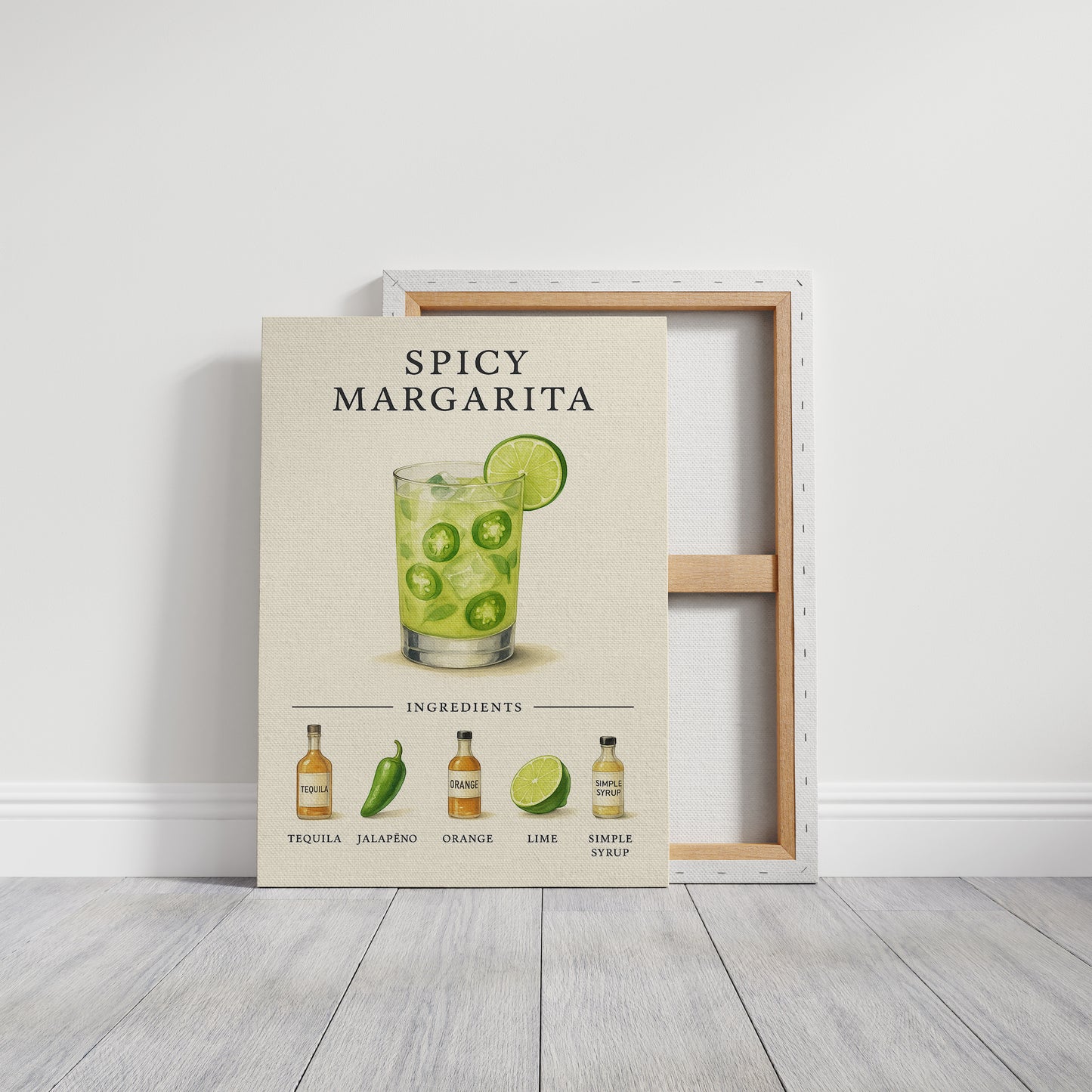 Spicy Margarita Cocktail Recipe Print