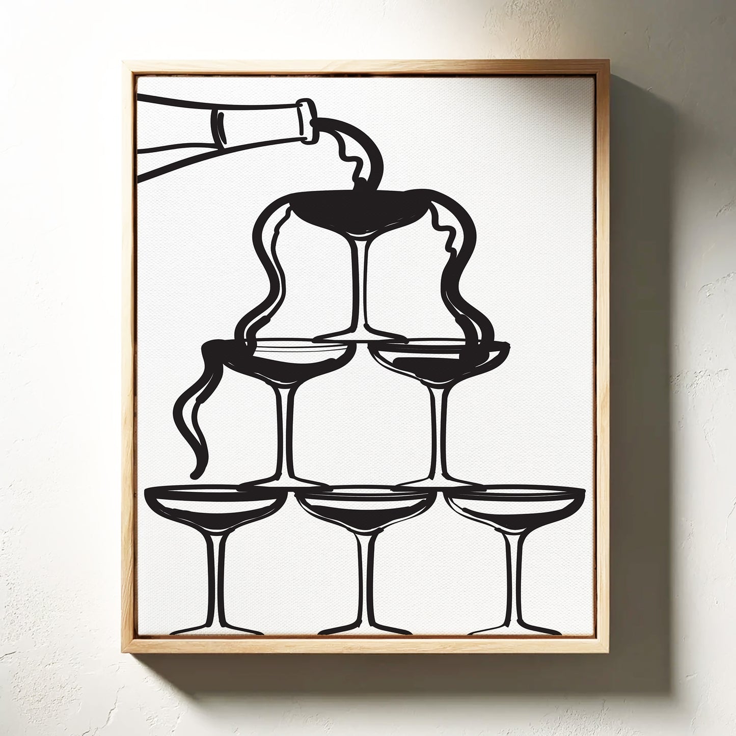 Champagne Towers Build Midnight Magic