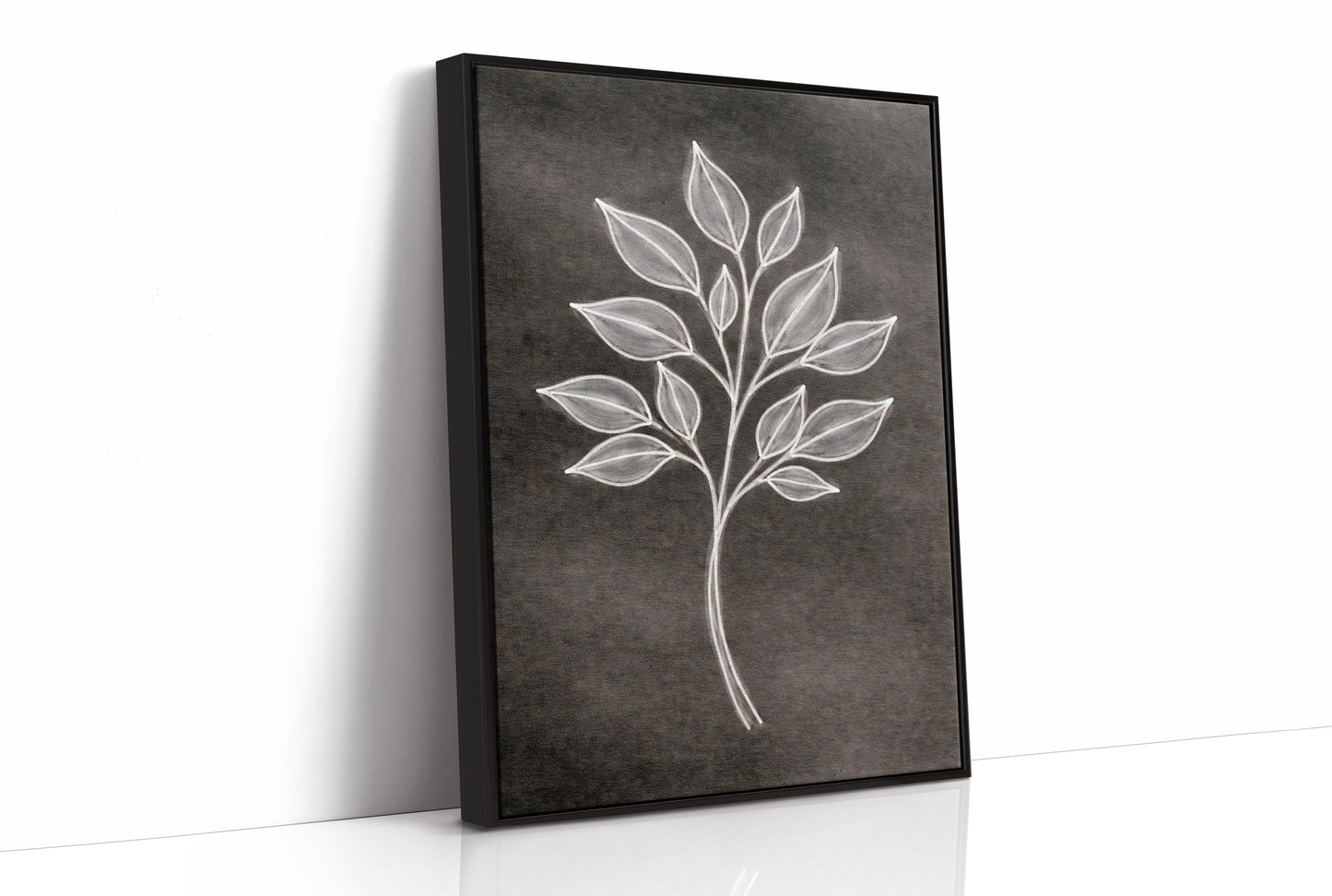 Luminous Foliage Against Midnight Canvas