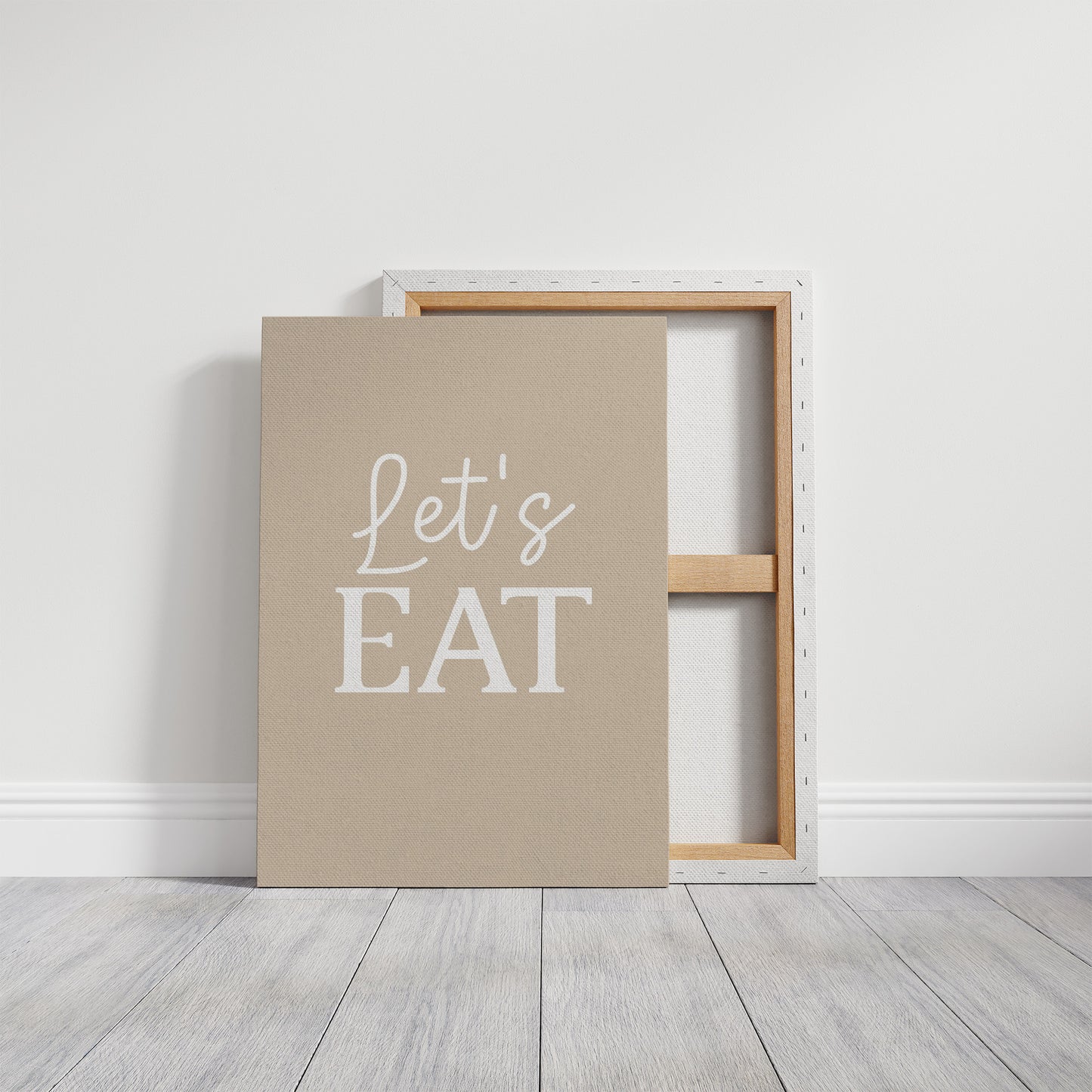 Lets Eat Kitchen Wall Quote