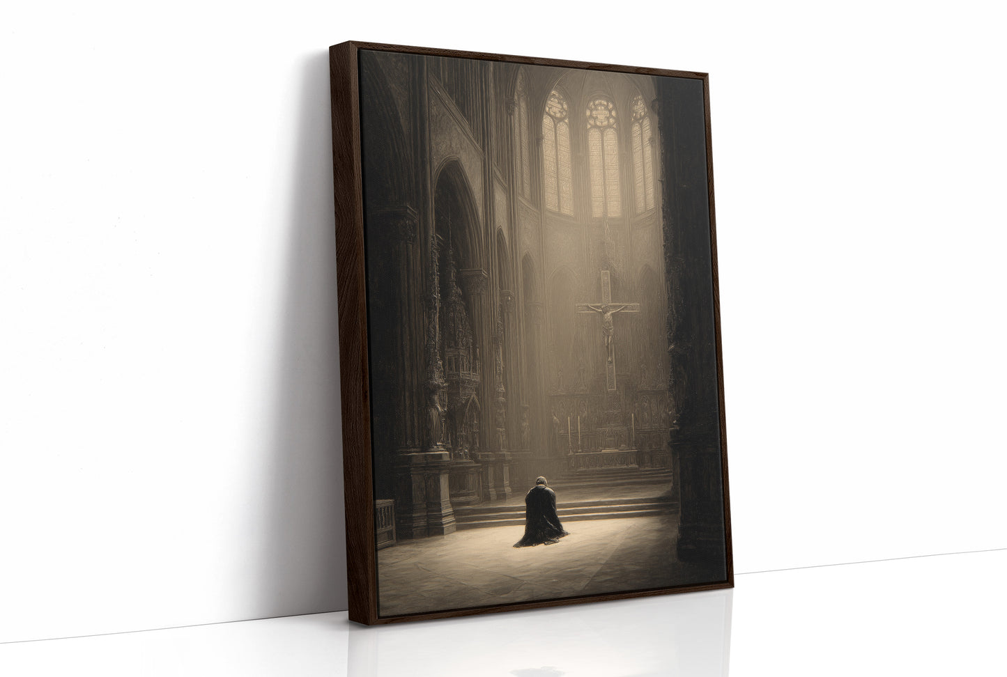 Sacred Solitude In Golden Light