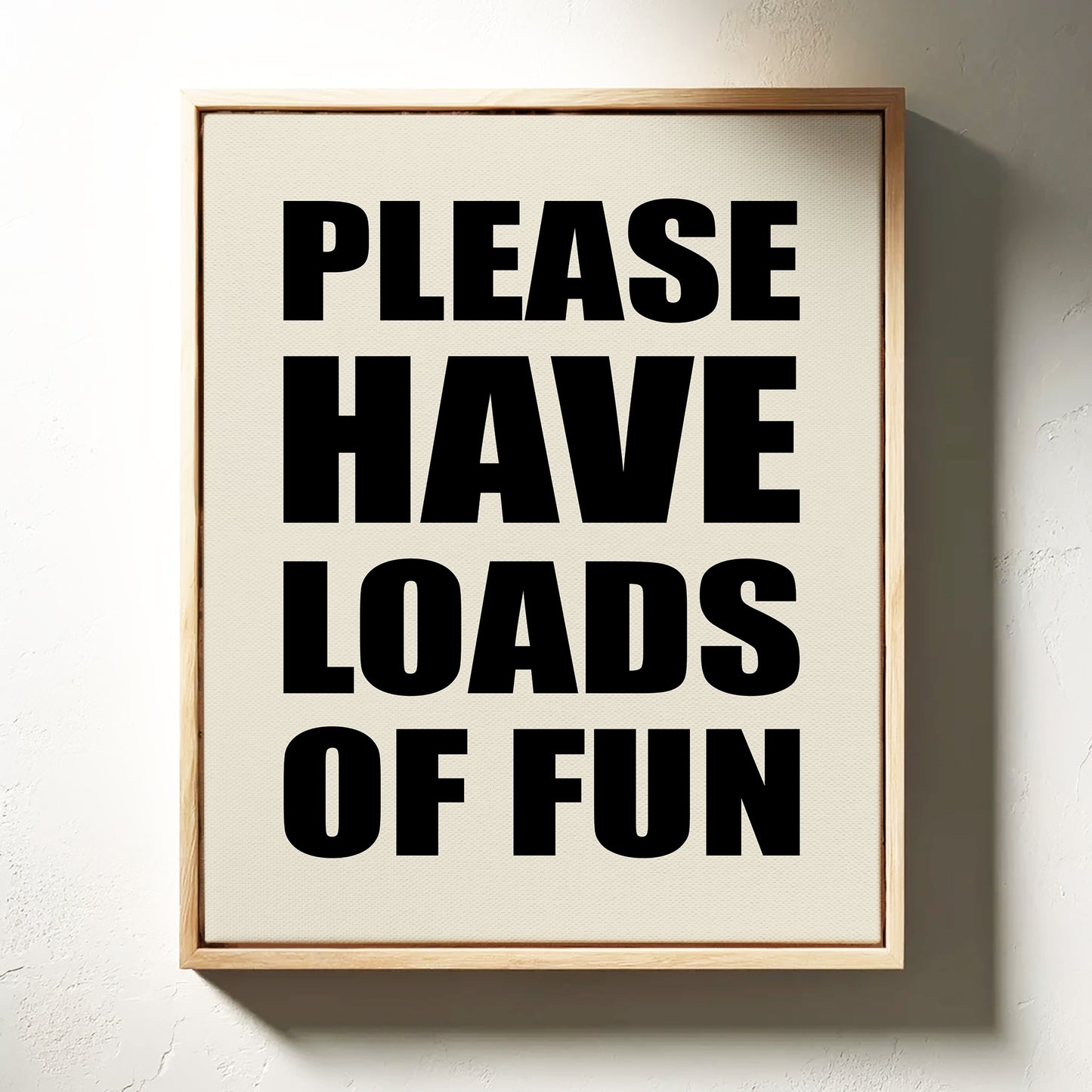 Bold Letters Make Polite Demands