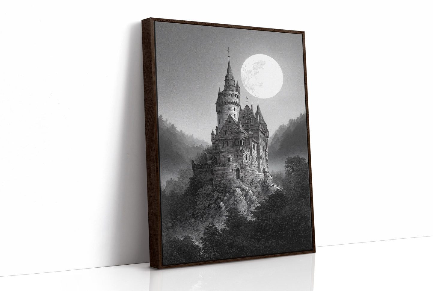 Castle Beneath Midnight's Glow