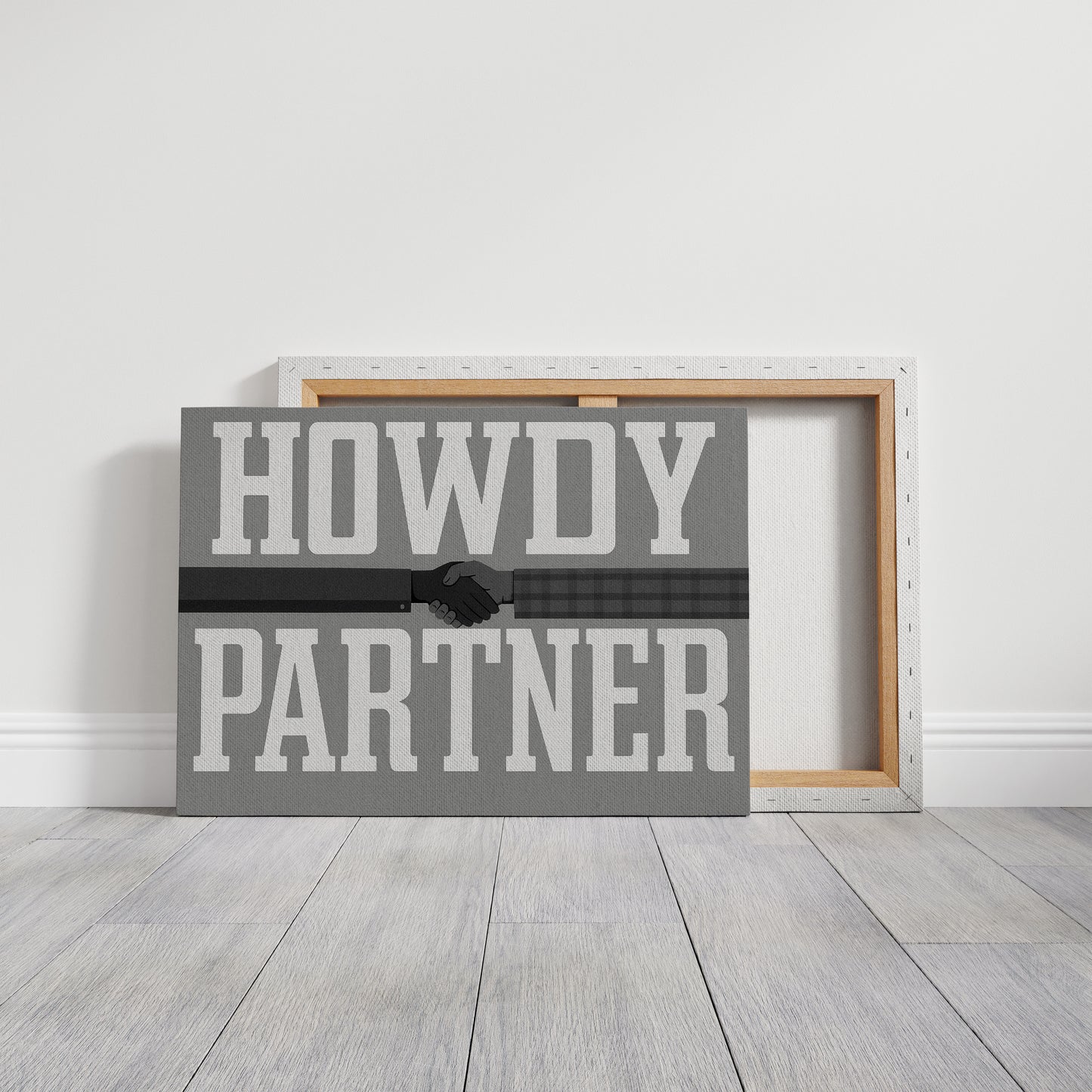Howdy Partner Vintage Western Greeting