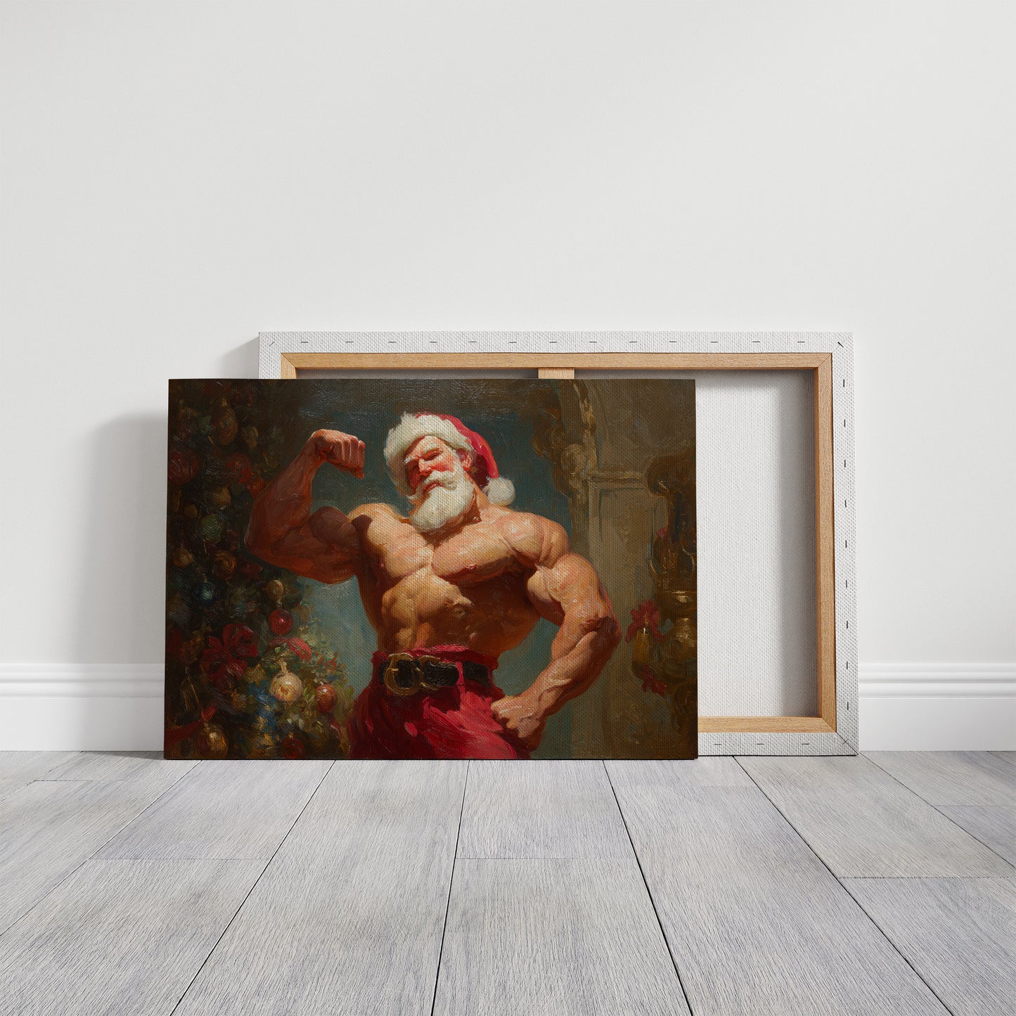 North Pole Gym Builds Holiday Muscle