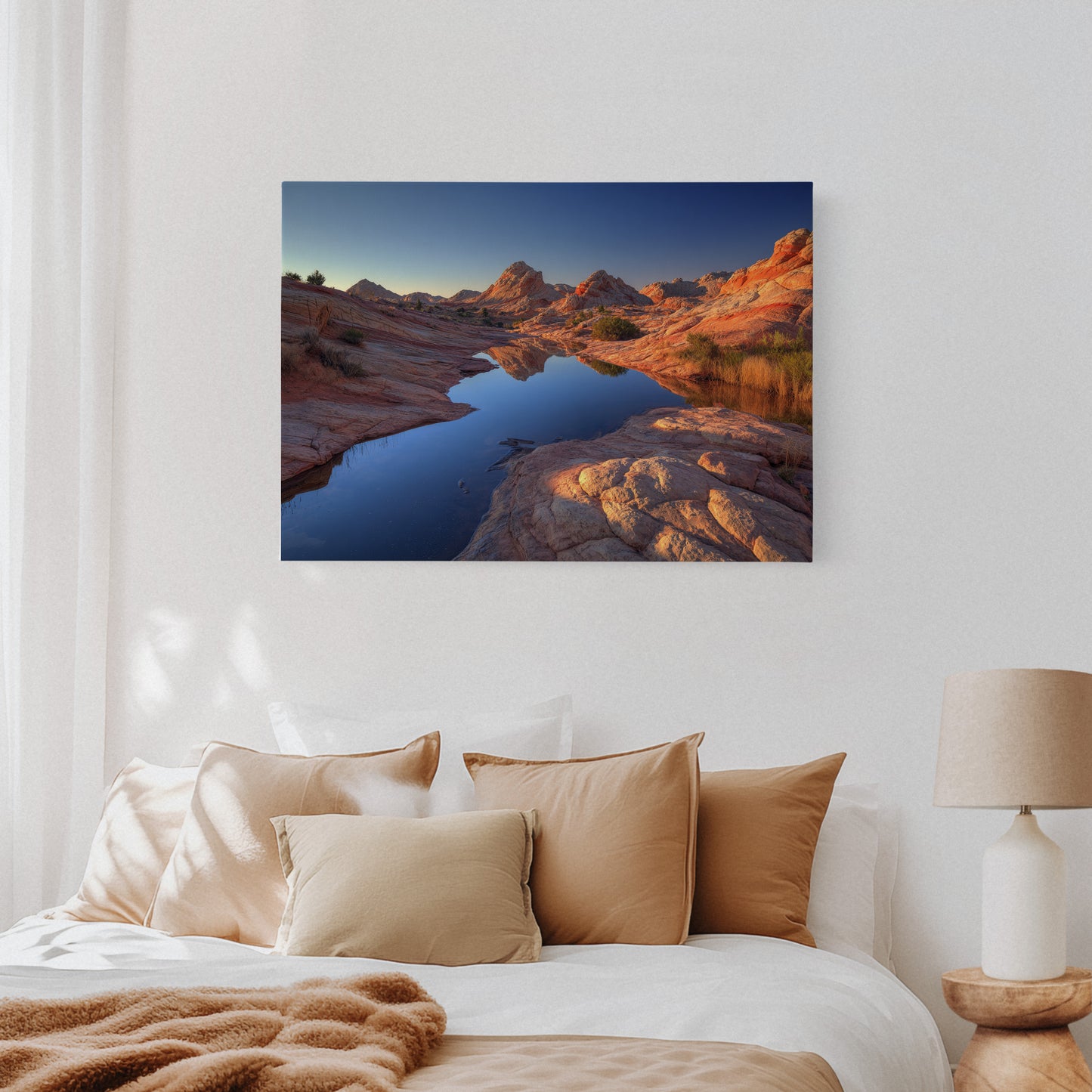 Red Rocks Mirror Desert Dawn