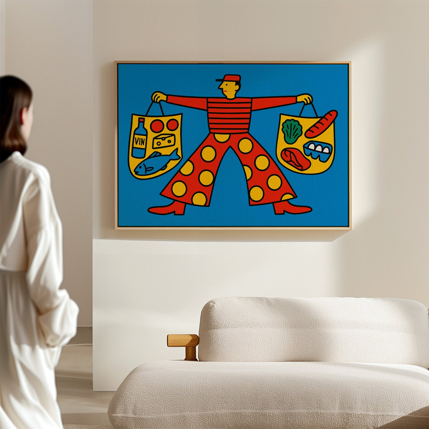 Grocery Run with French Flair