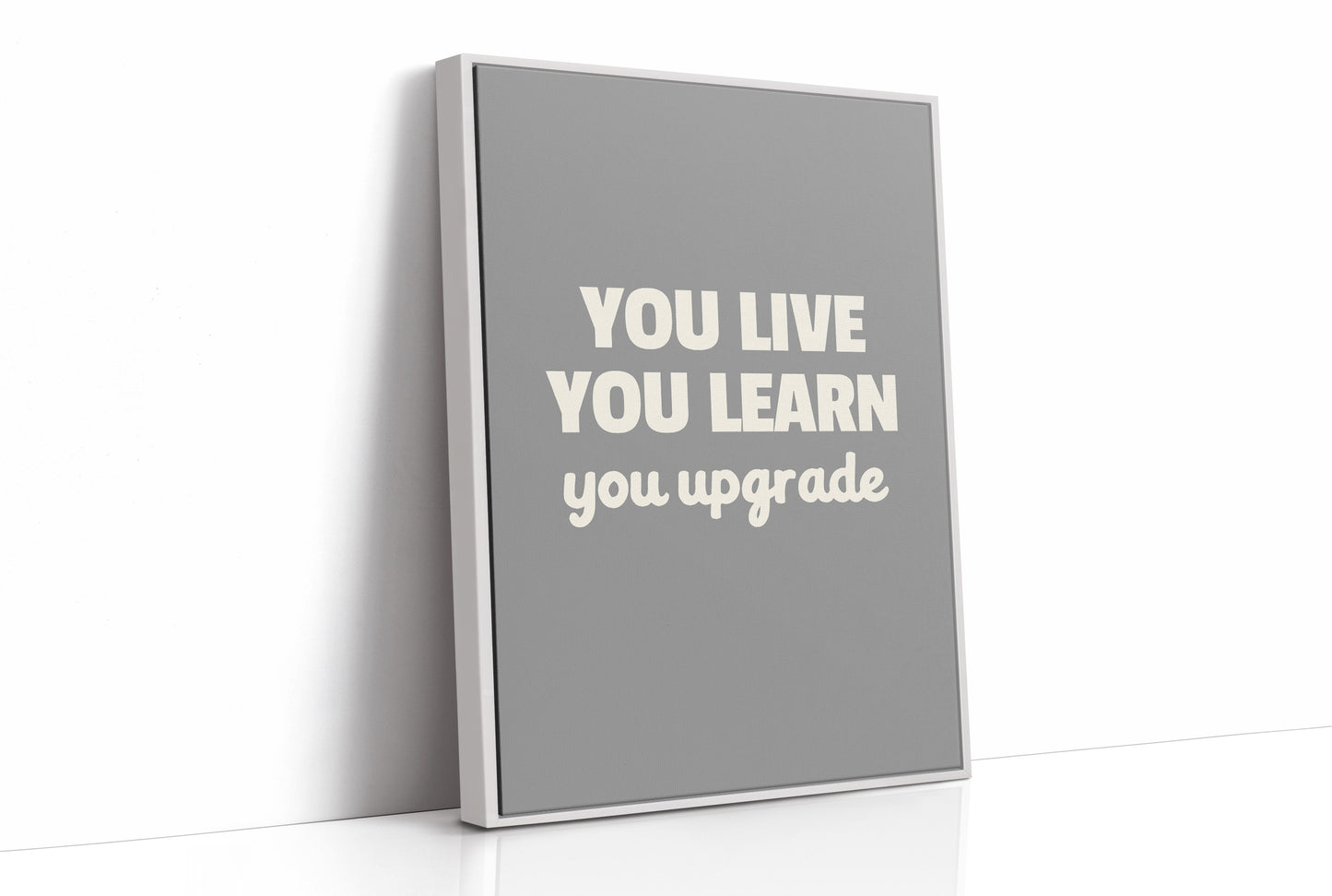 You Live You Learn You Upgrade