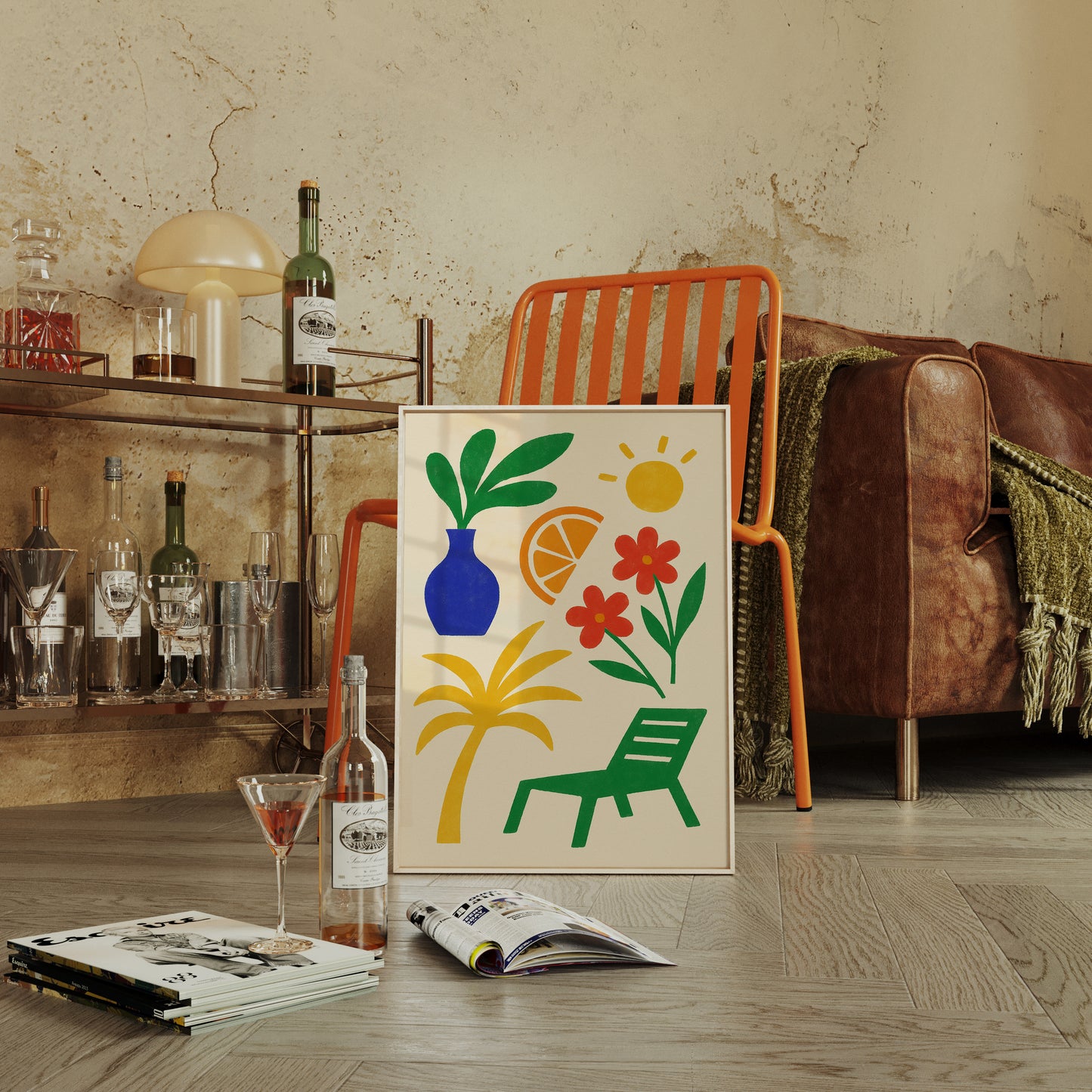 Sun Chair and Citrus Dreams