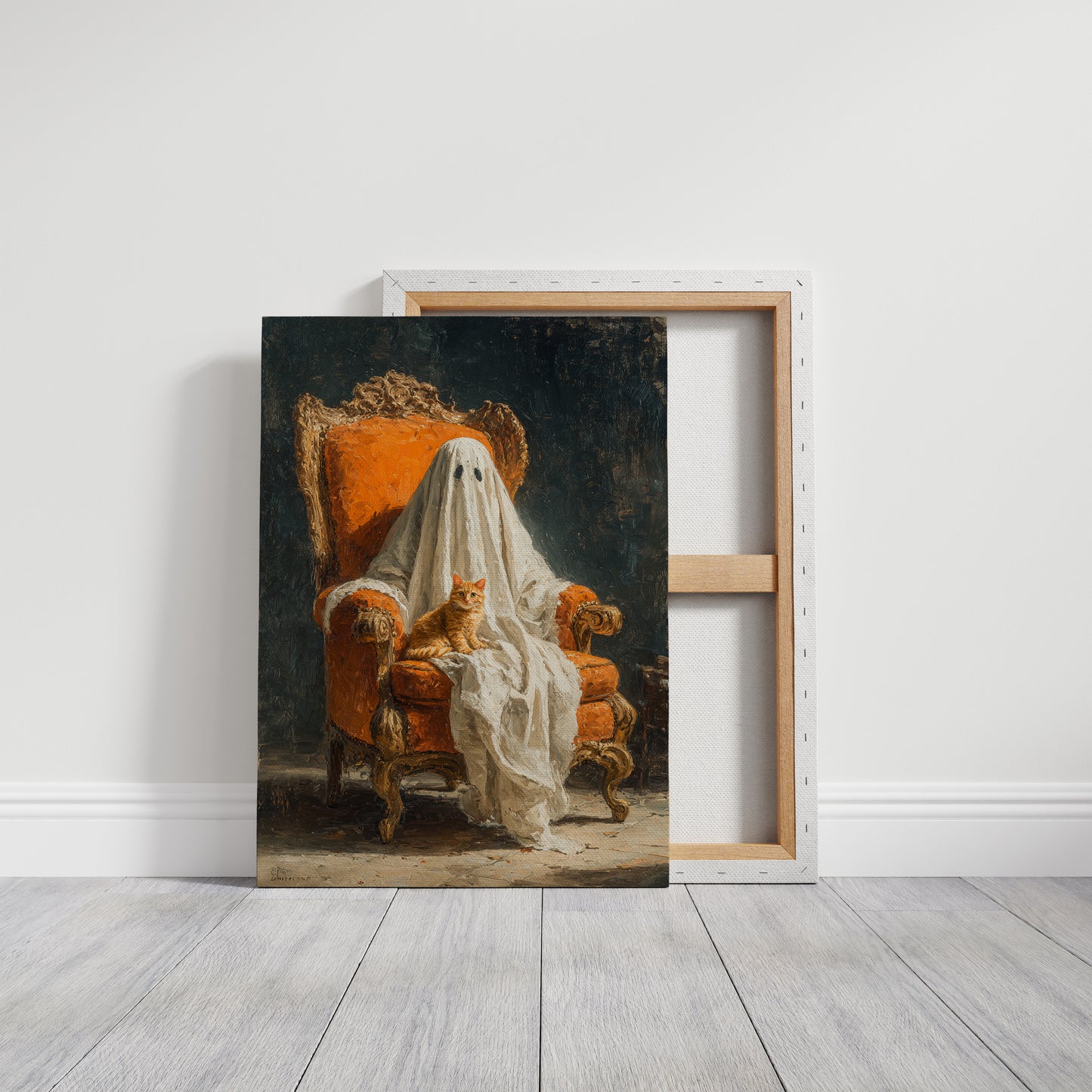 The Guardian in White Drapes