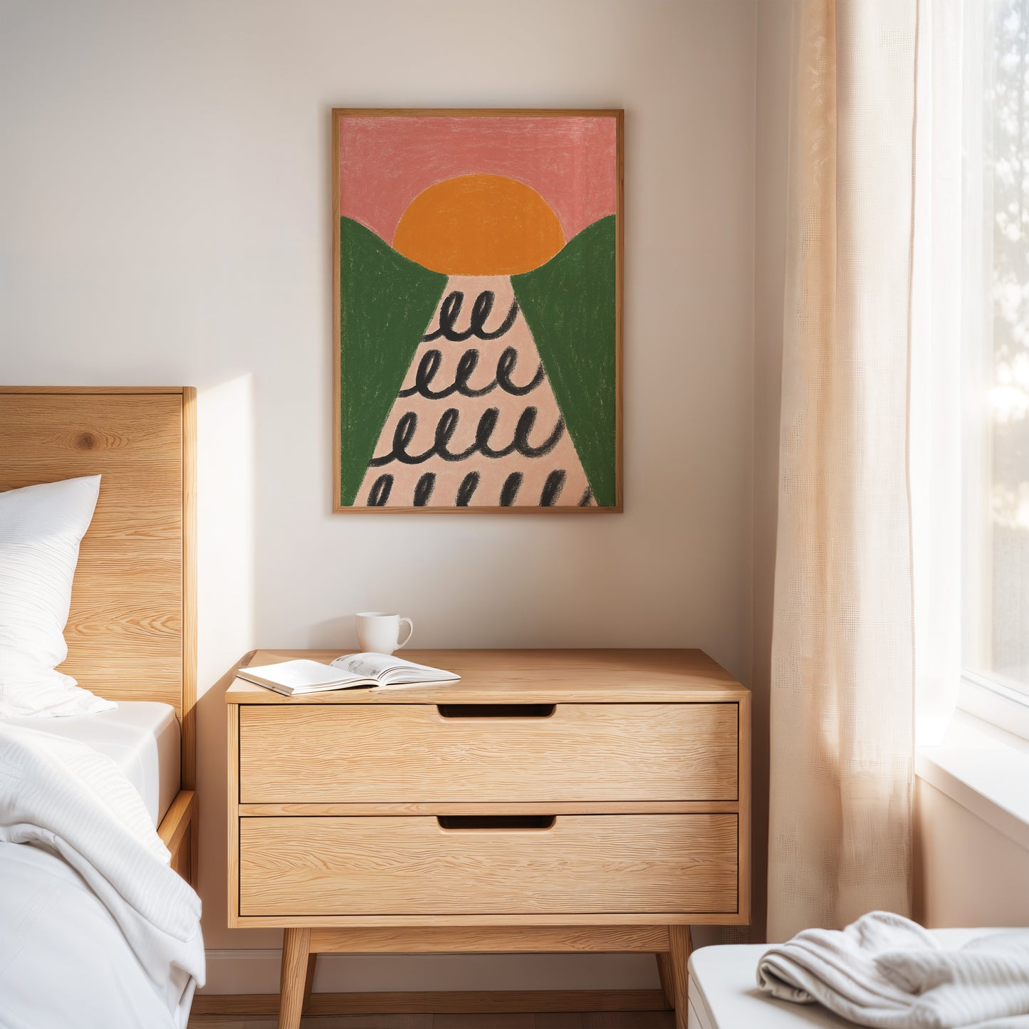 Morning Waves Roll Through Hills