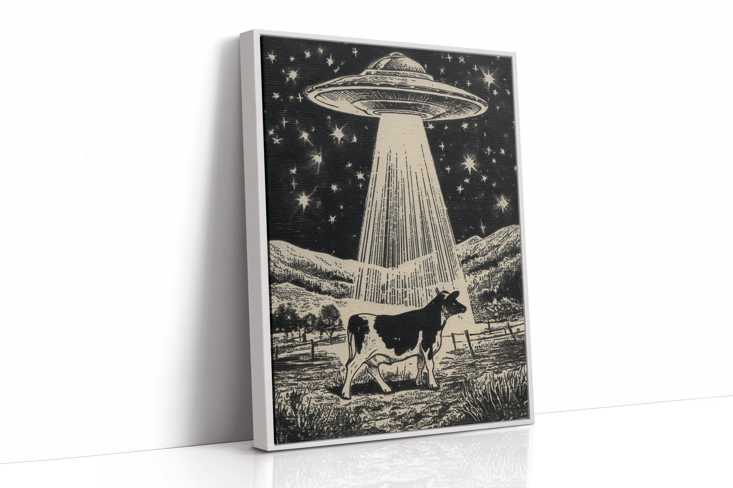 Cosmic Cowboys Meet Starlit Visitors