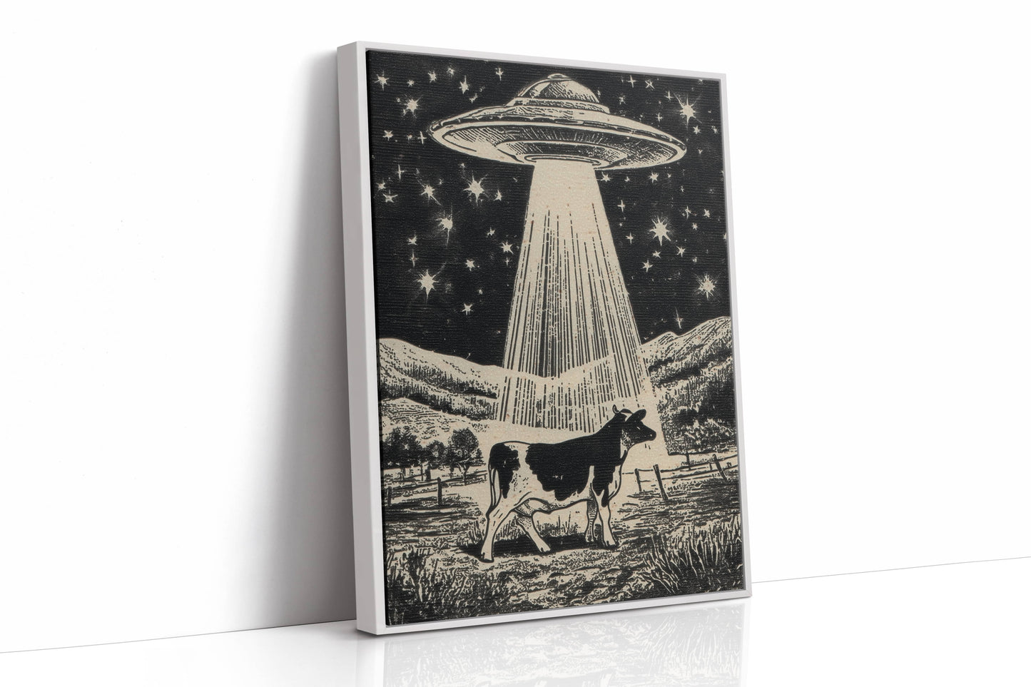 Cosmic Cowboys Meet Starlit Visitors