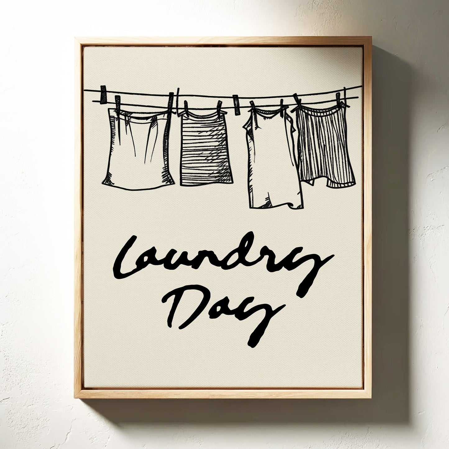 Clothespins Dance In Morning Light