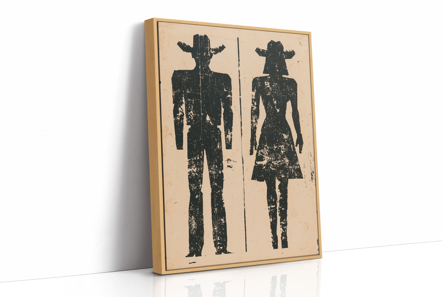 Cowboy and Cowgirl Silhouettes