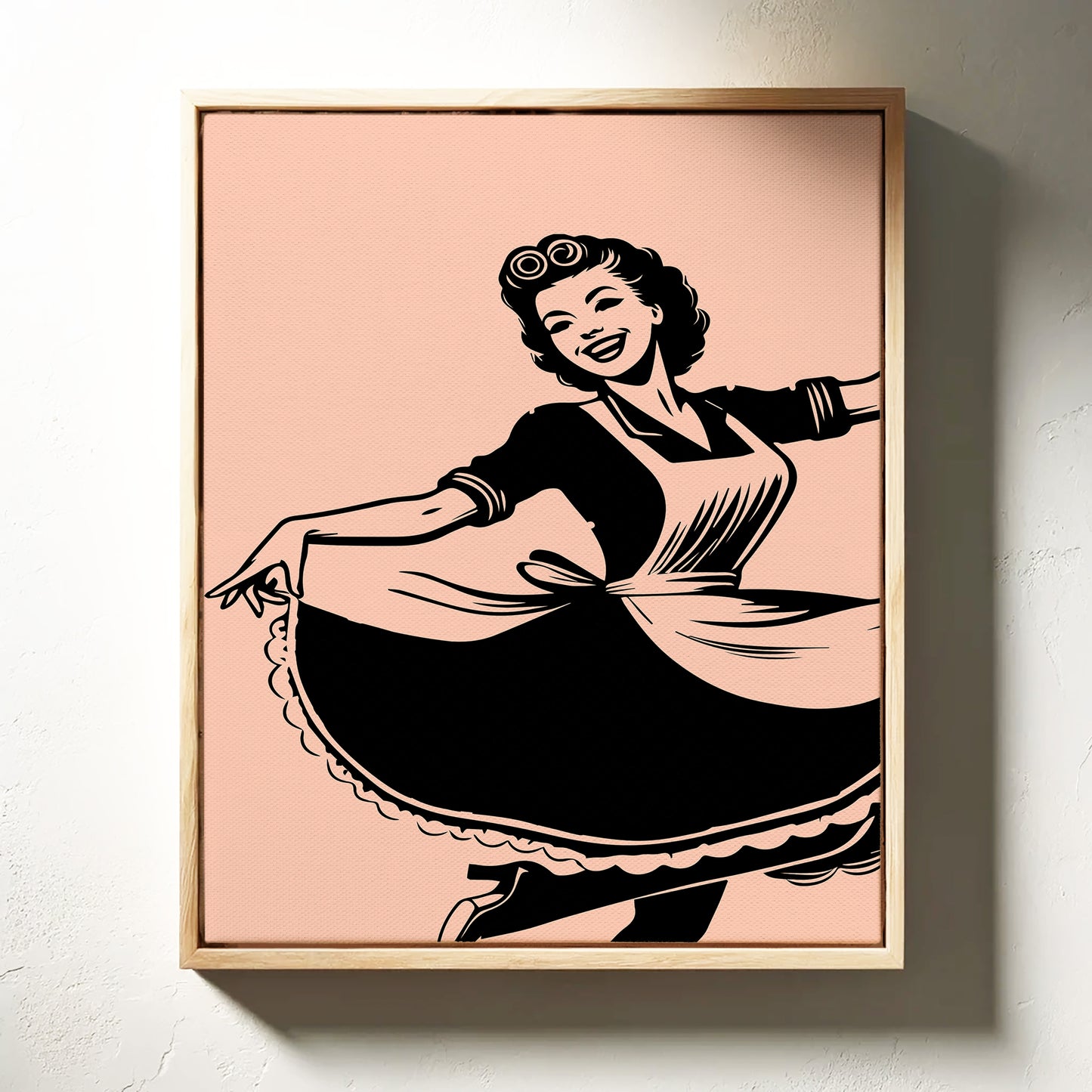 Aprons Dance Through Blush Kitchen Light