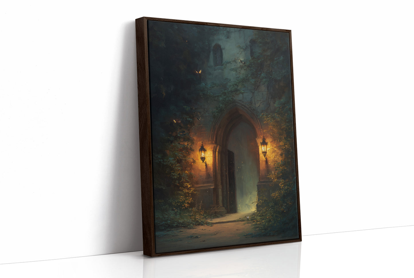 Lanterns Guide Through Forgotten Doors