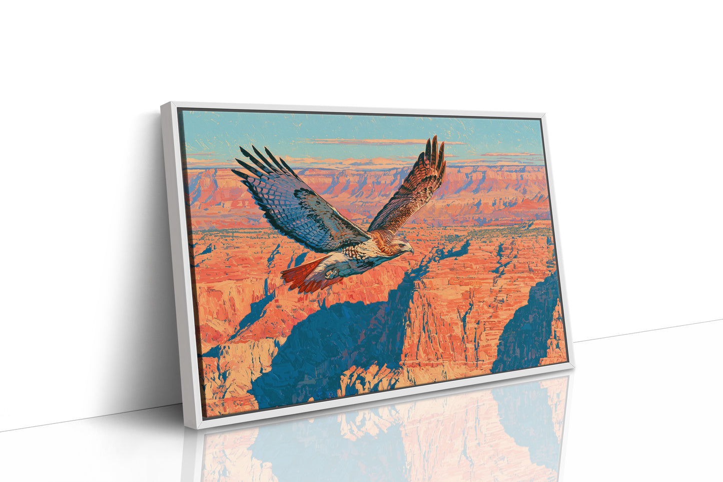 Red-Tail Over the Canyon