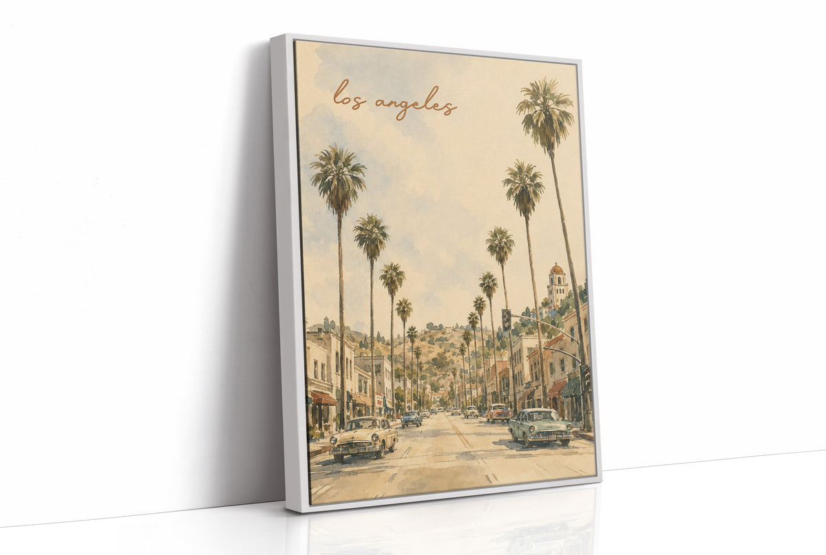 Los Angeles: Palm-Lined Retro Drive
