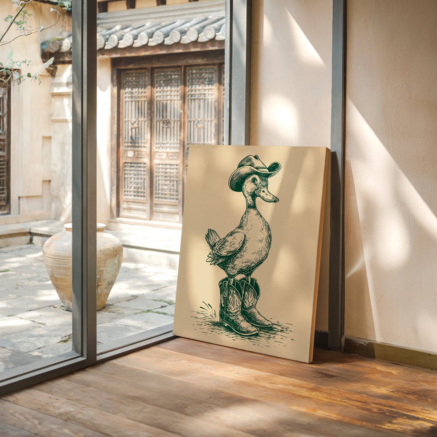 A Duck in Cowboy Boots