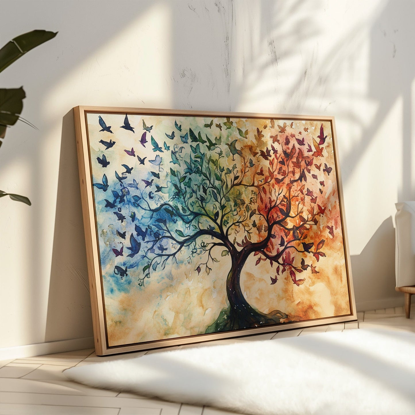 Seasons Dance Through Bird Wings