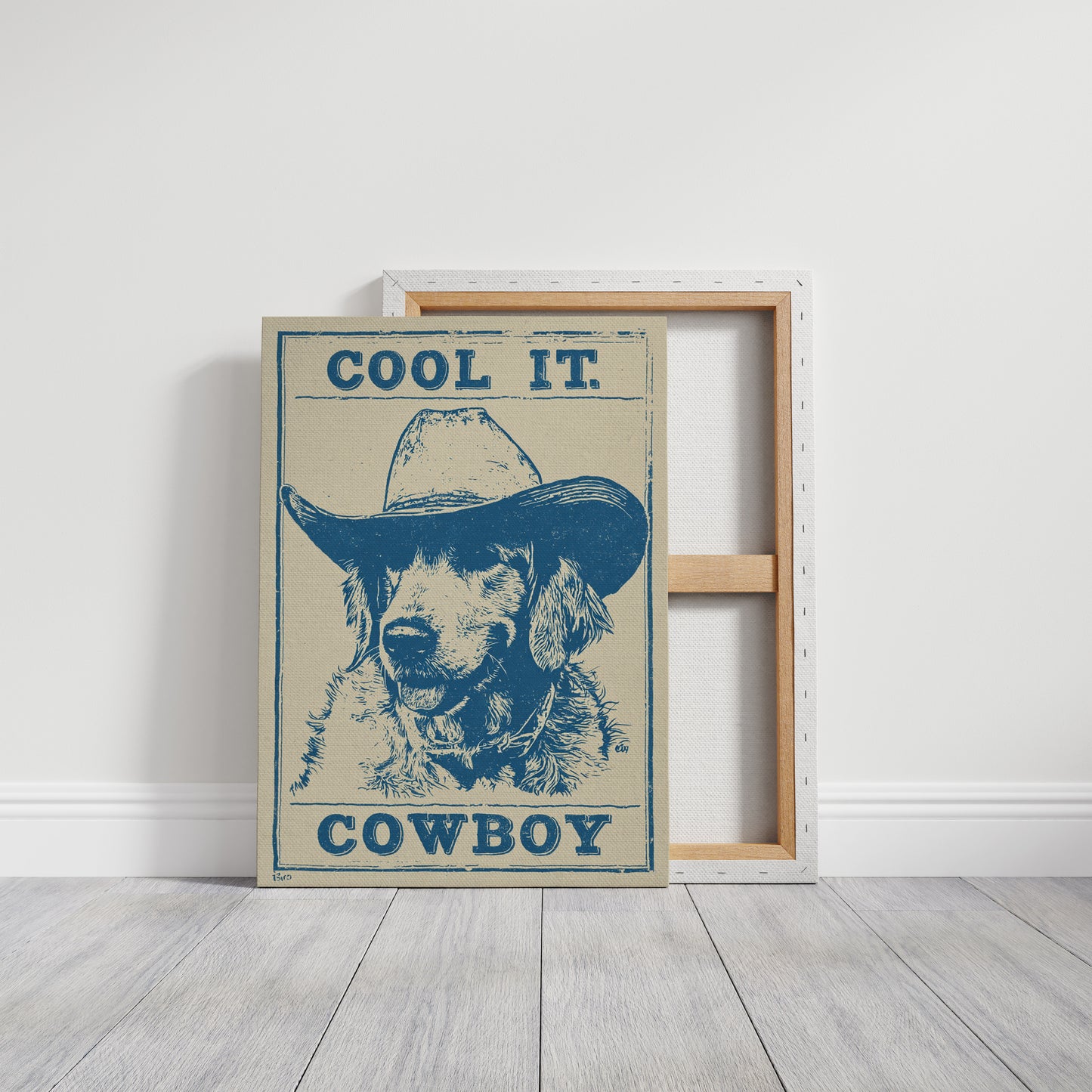 The Canine Cowboy Stands Proud