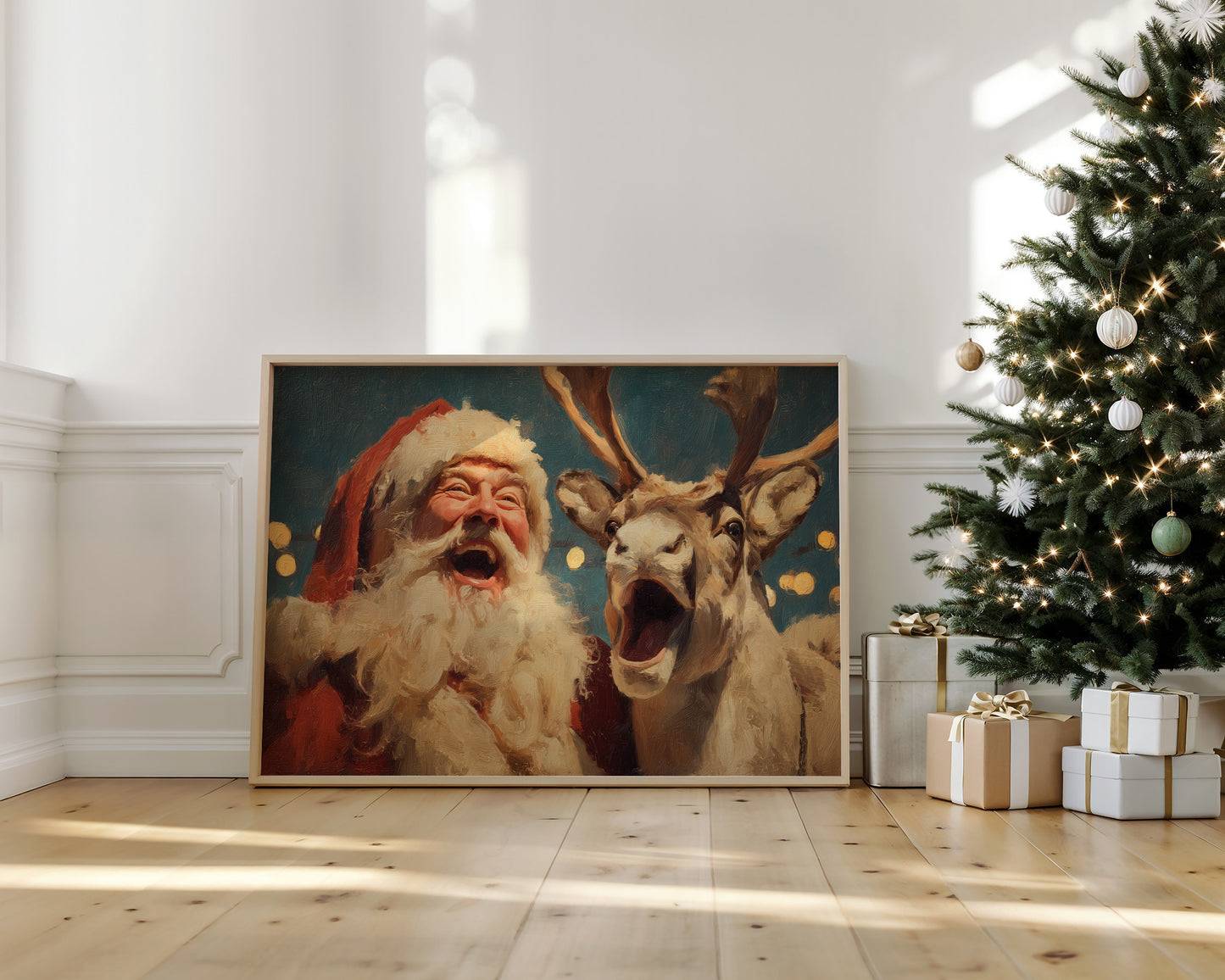 Laughter Shared Between North Pole Friends