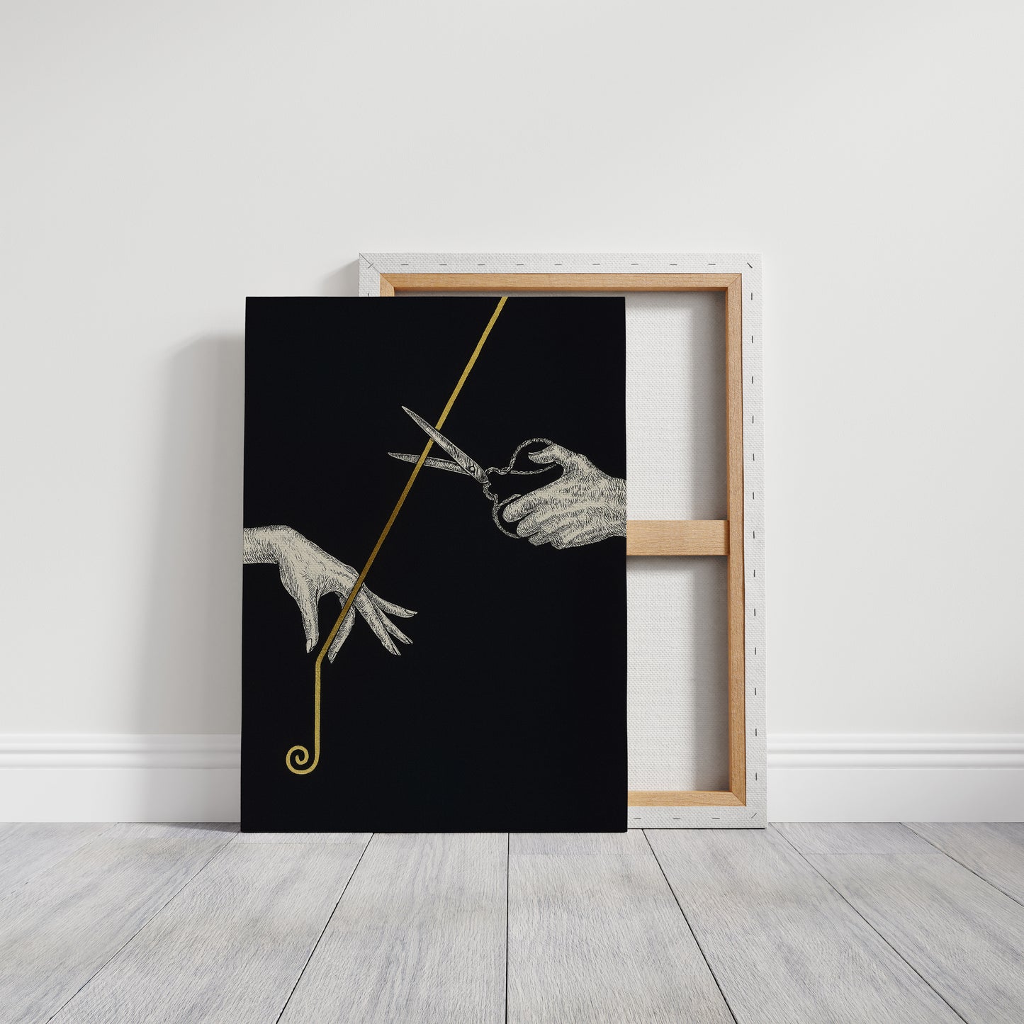 Severance Line in Gold and Ink