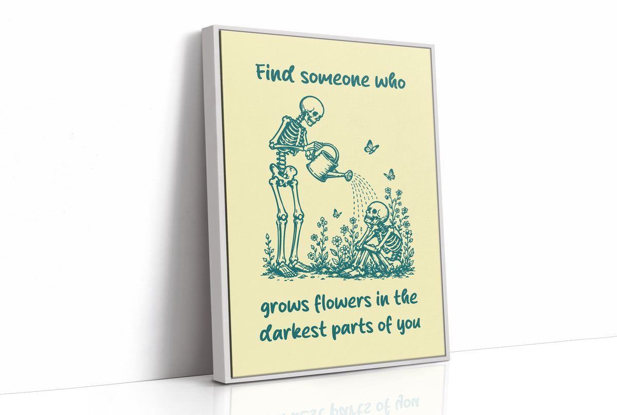 Find Someone Who Waters You, Teal Bloom