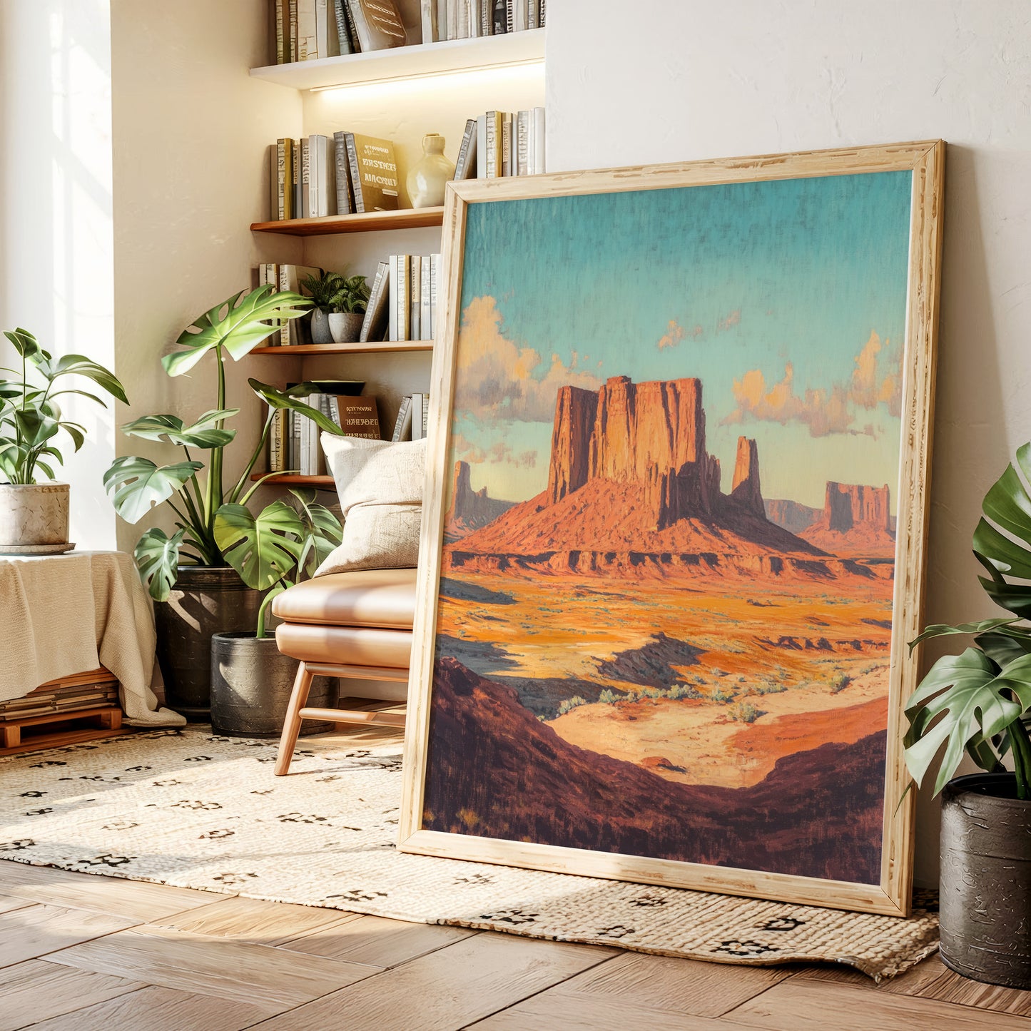 Gallery image 6 for Monument Valley Buttes Canvas – Western Desert Wall Art