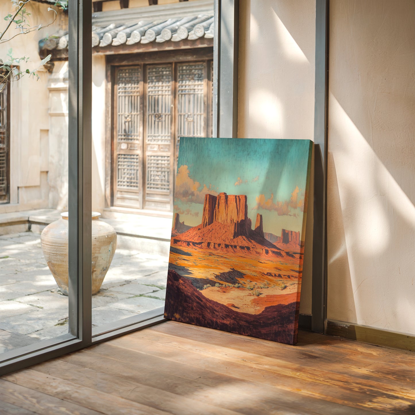 Gallery image 8 for Monument Valley Buttes Canvas – Western Desert Wall Art